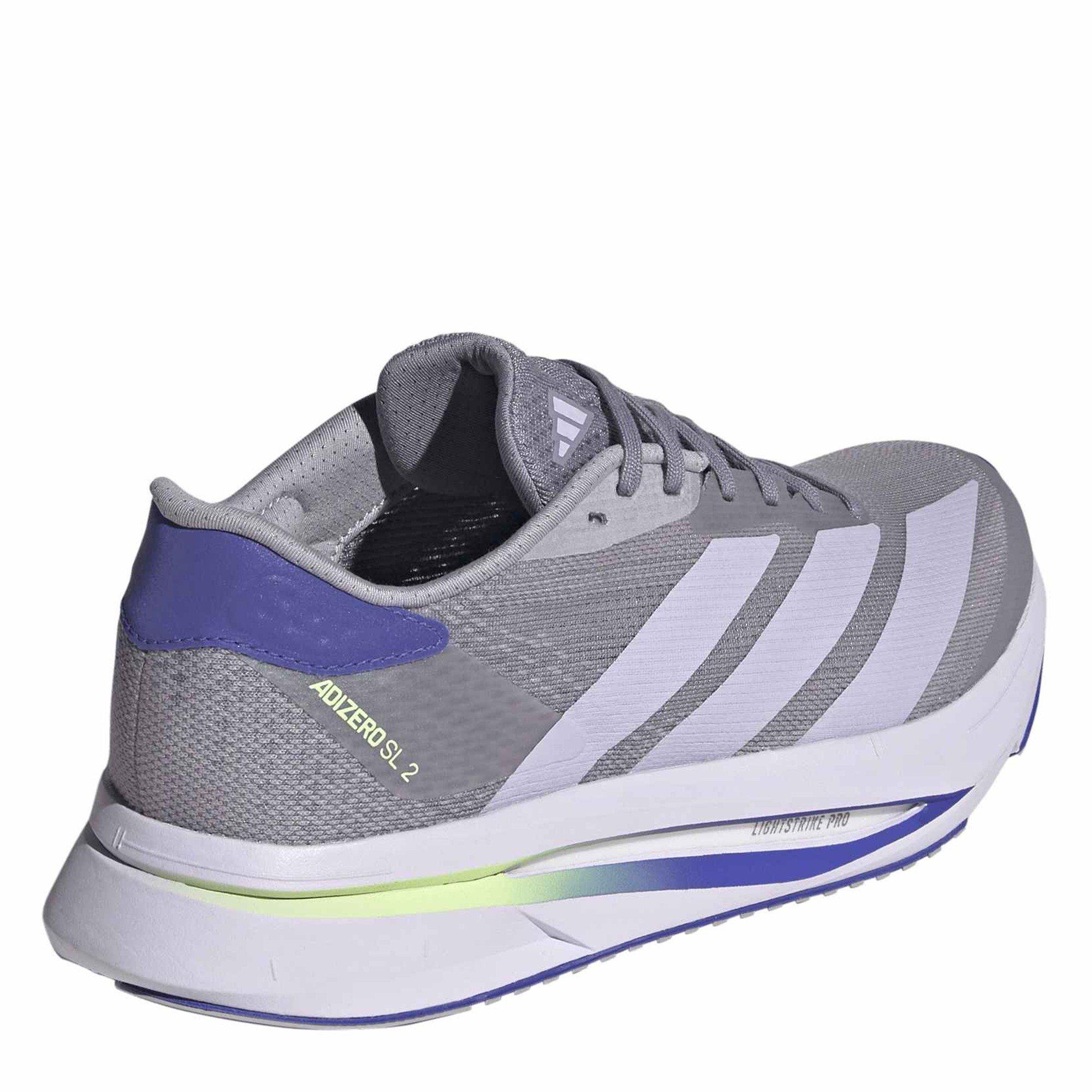 Grey/Purple - adidas - Adizero SL2 Womens Running Shoes - 4