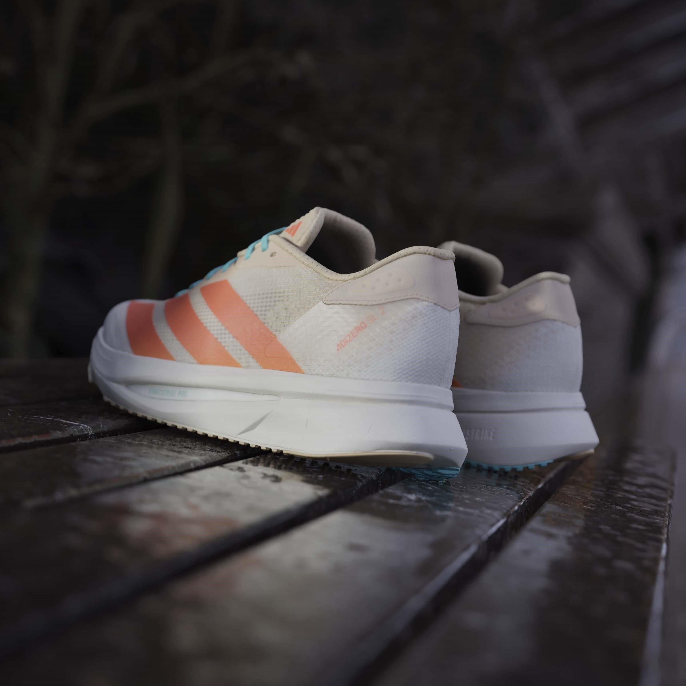 Sand/Coral/Orgn - adidas - Adizero SL2 Womens Running Shoes - 13