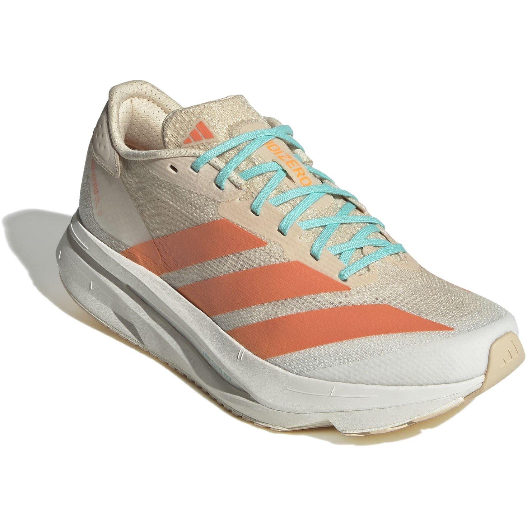 Sand/Coral/Orgn - adidas - Adizero SL2 Womens Running Shoes - 3