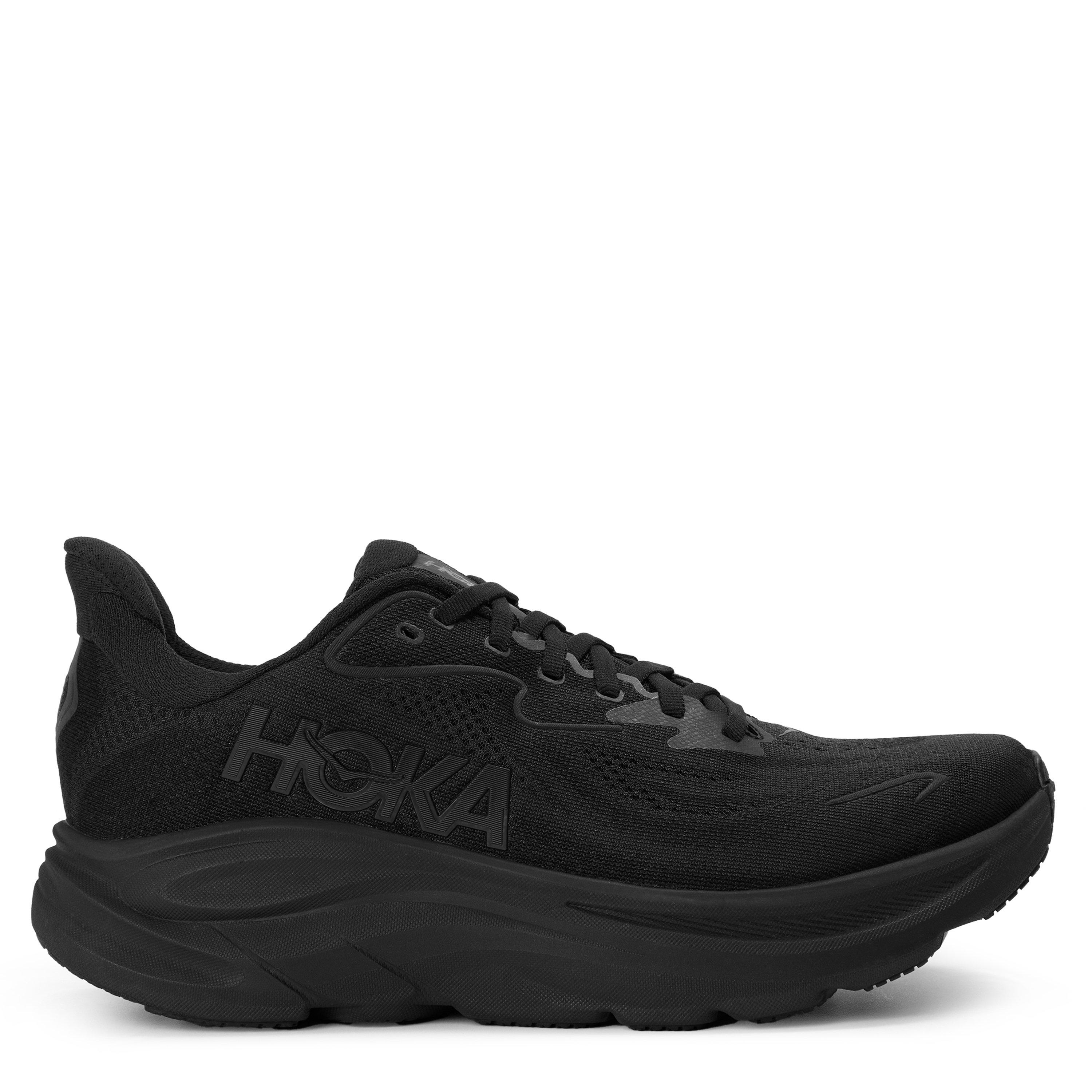 Hoka Women's Clifton 10 Everyday Neutral Road Running Shoes - Black - Size 6 (39.3)