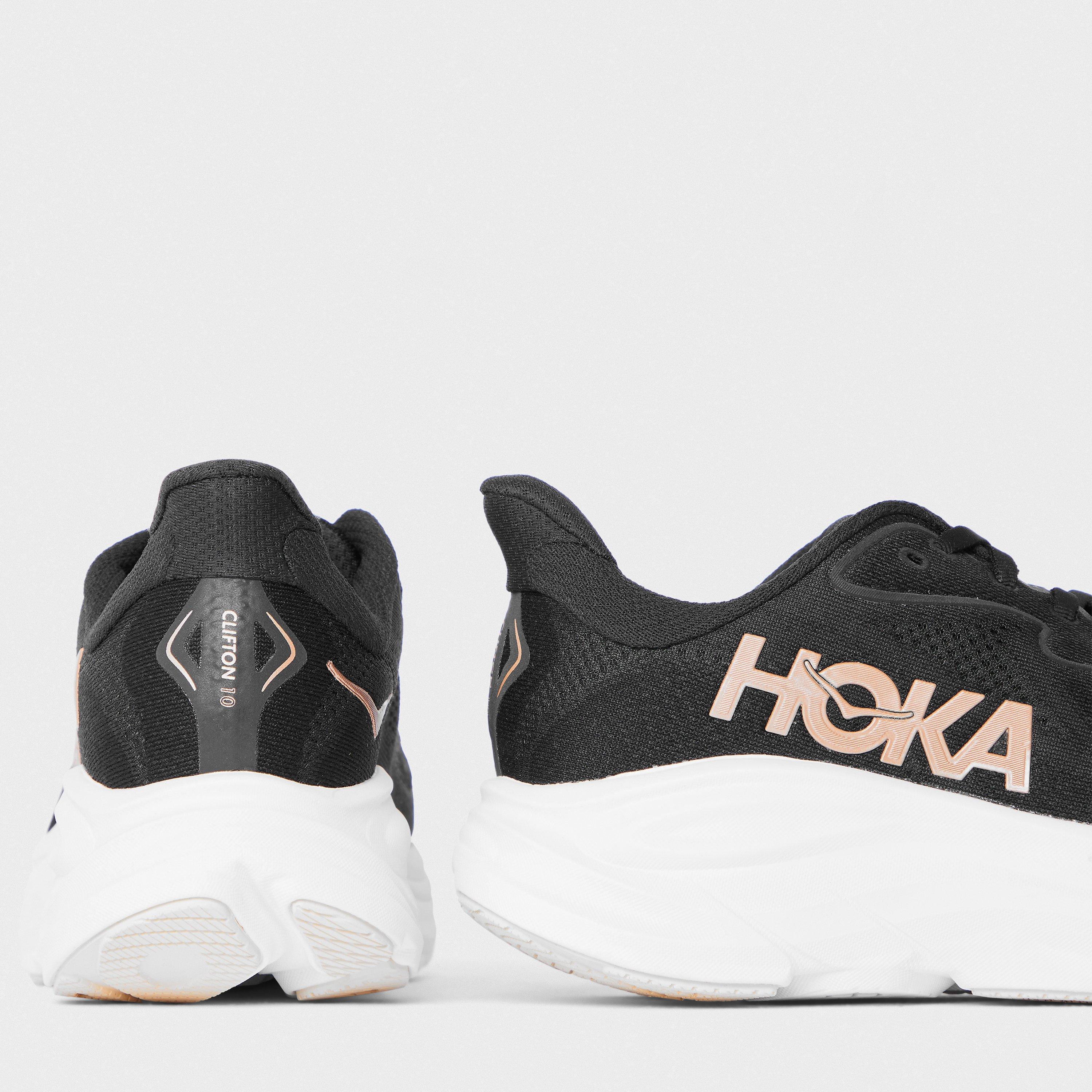 Black Rose Gold - Hoka - Women's Clifton 10 Everyday Neutral Road Running Shoes - 4