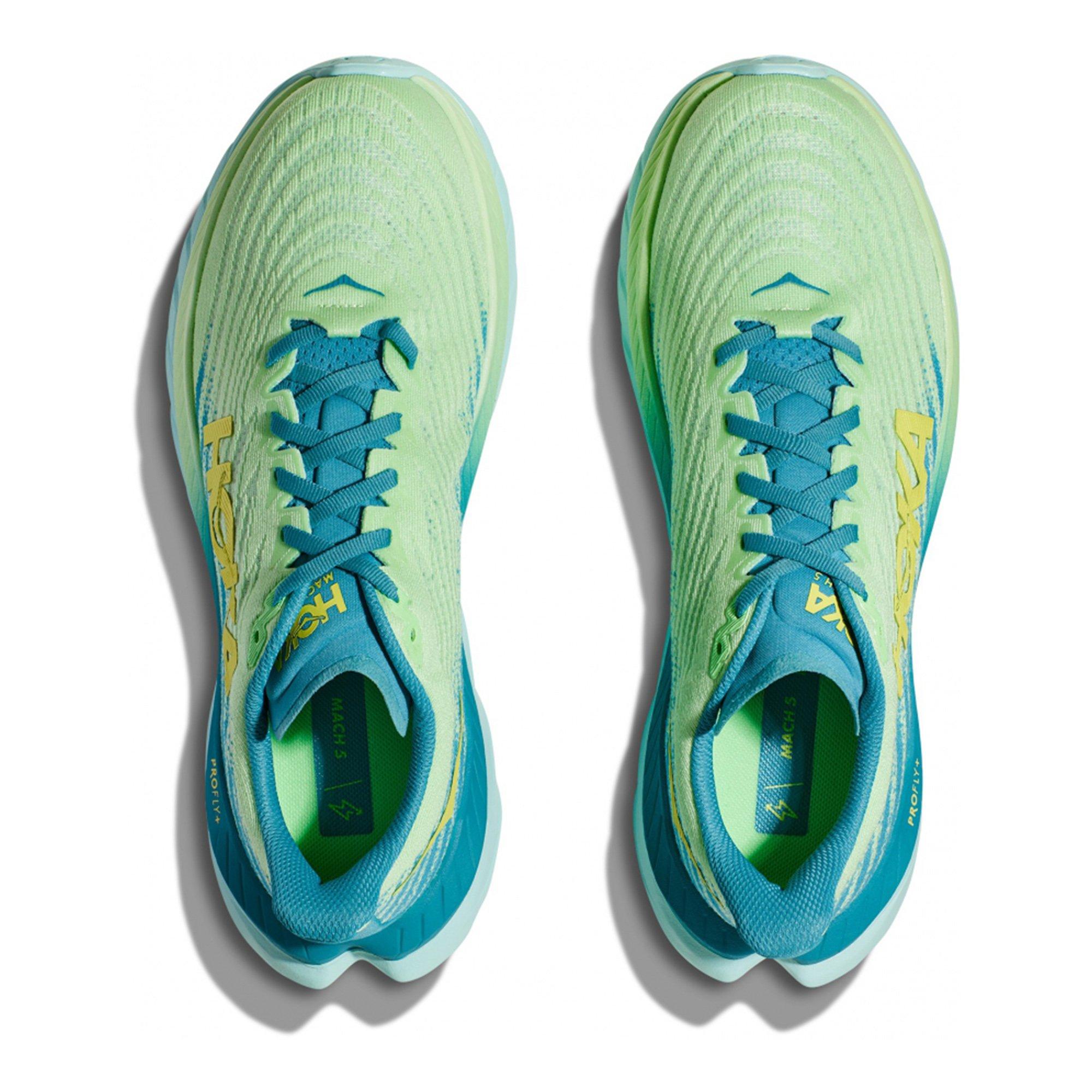 GLOW/OCEAN MIST - Hoka - Mach 5 Running Shoes Mens - 2