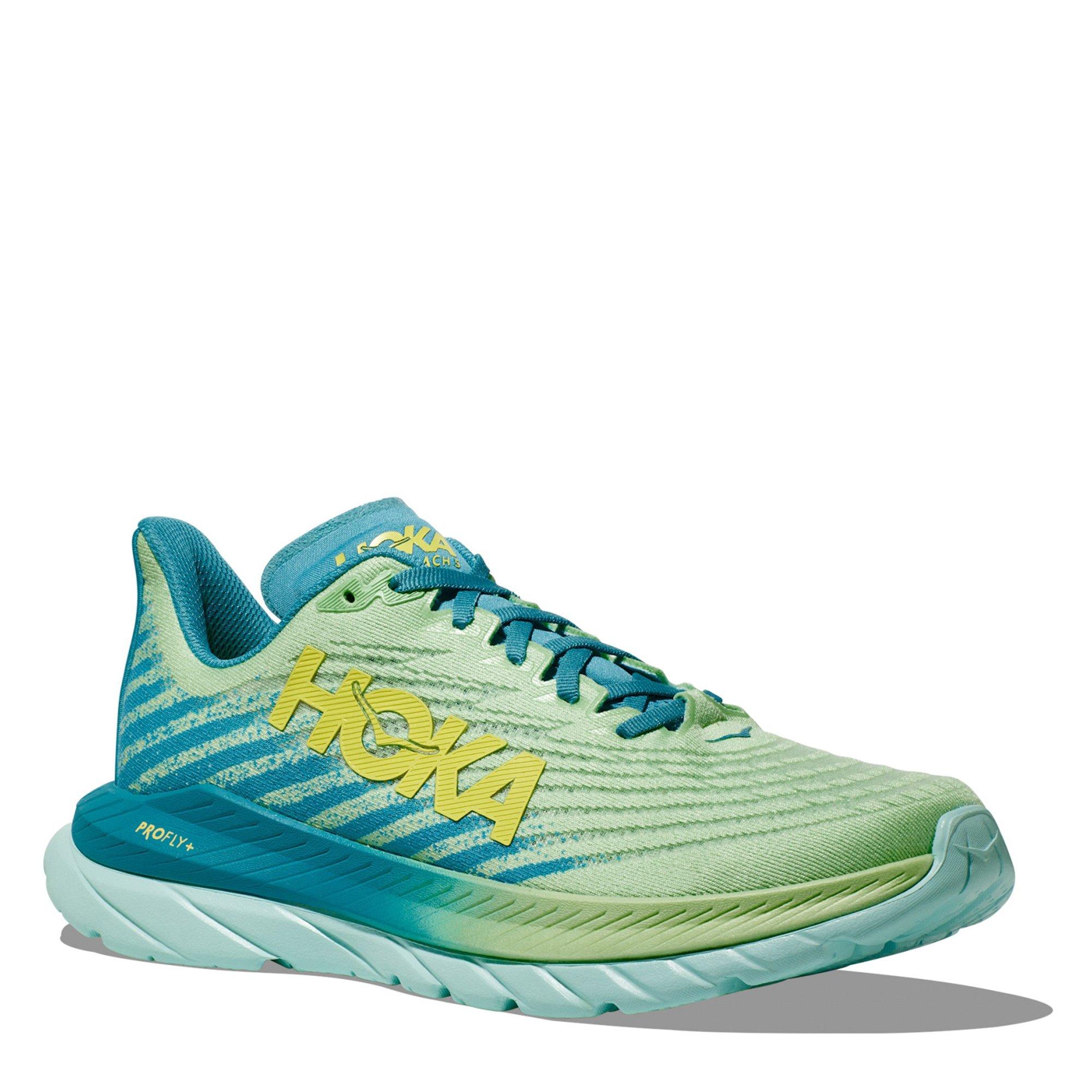 GLOW/OCEAN MIST - Hoka - Mach 5 Running Shoes Mens - 3