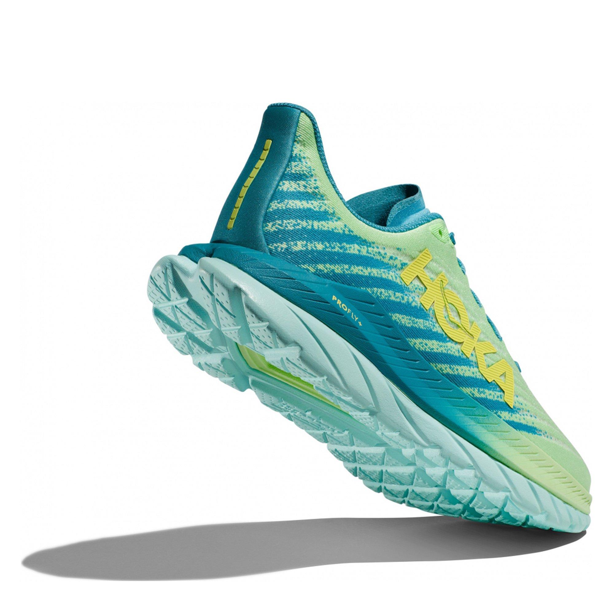 GLOW/OCEAN MIST - Hoka - Mach 5 Running Shoes Mens - 4