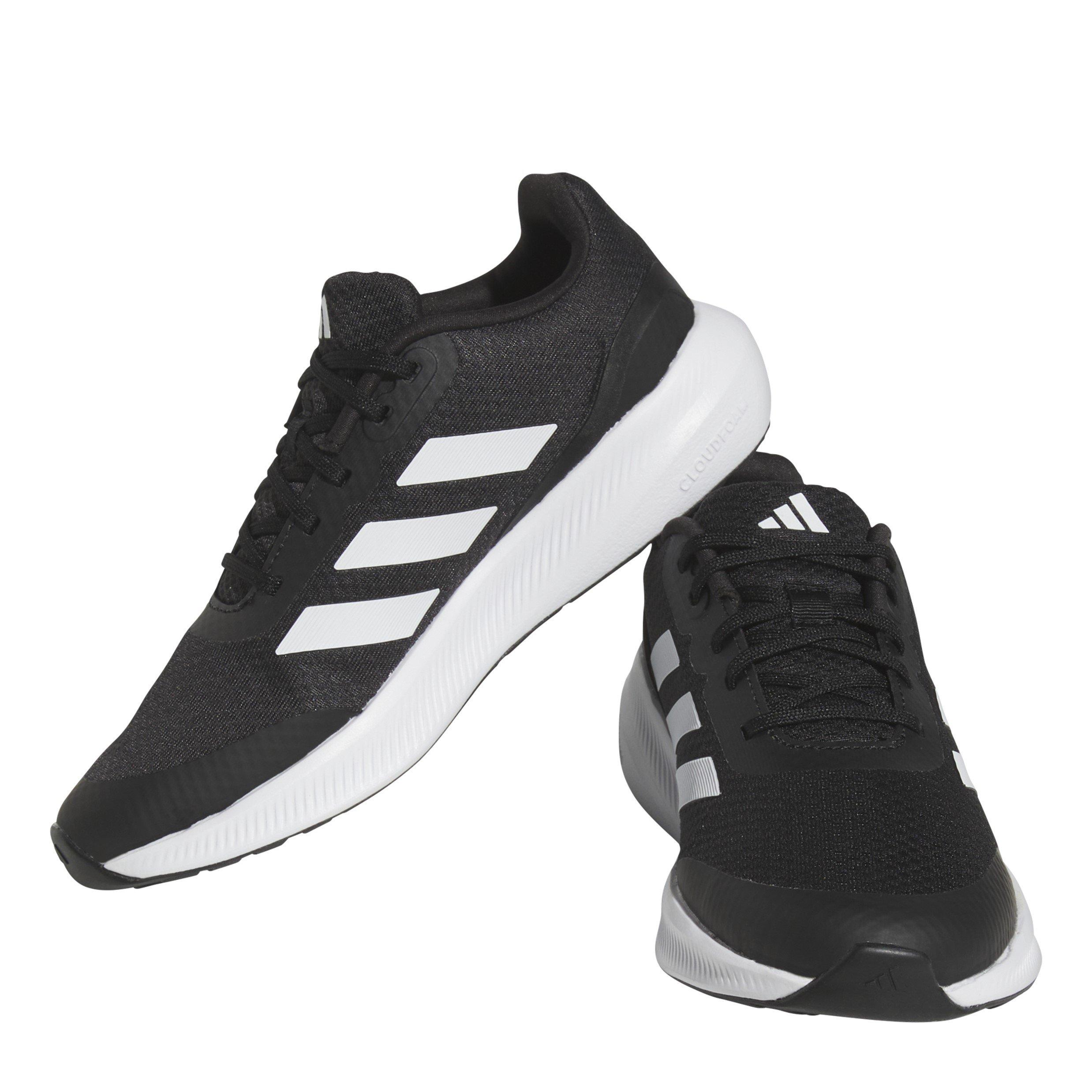 Negro/Blanco - adidas - Kids' Runfalcon 3.0 Running Shoes - 3