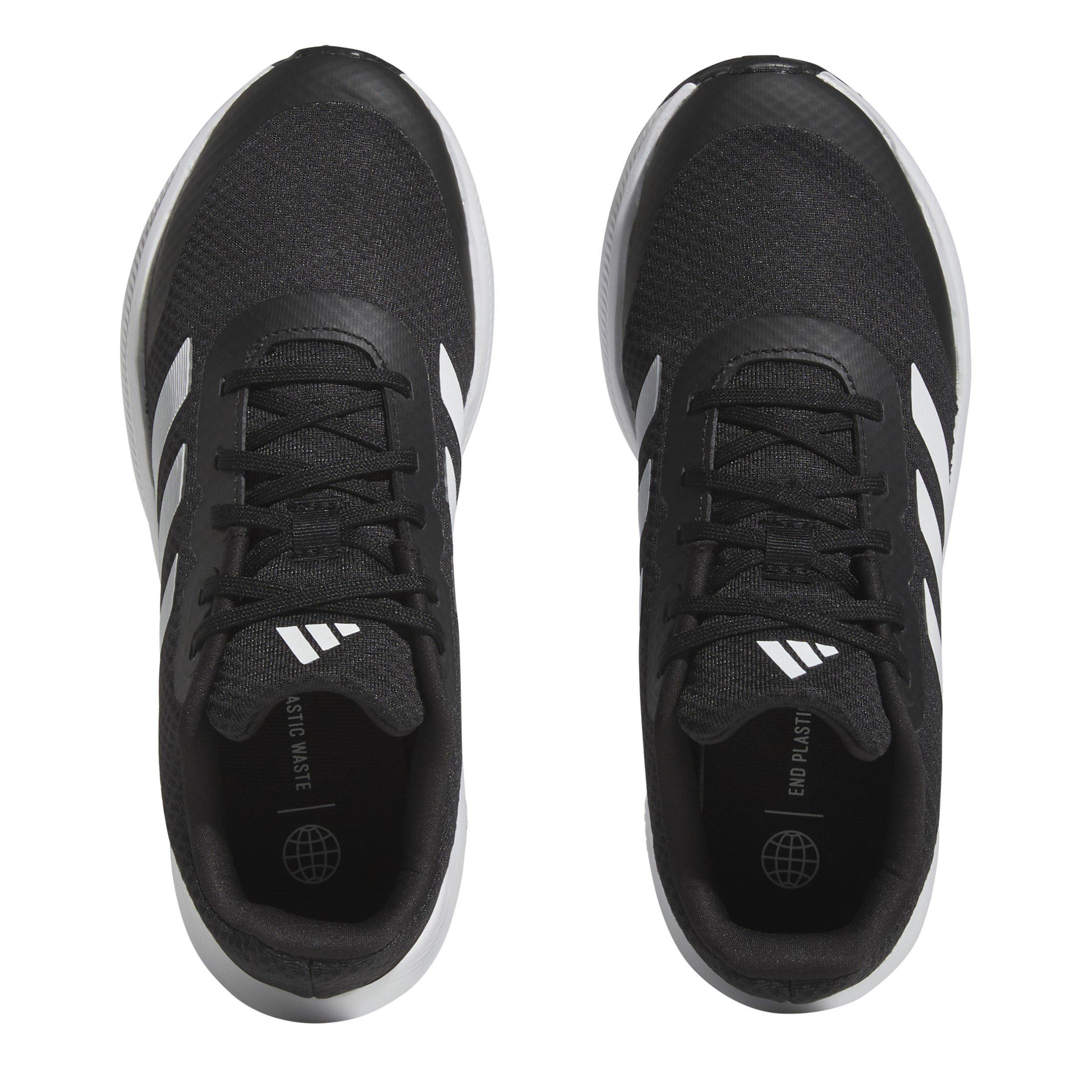 Negro/Blanco - adidas - Kids' Runfalcon 3.0 Running Shoes - 5