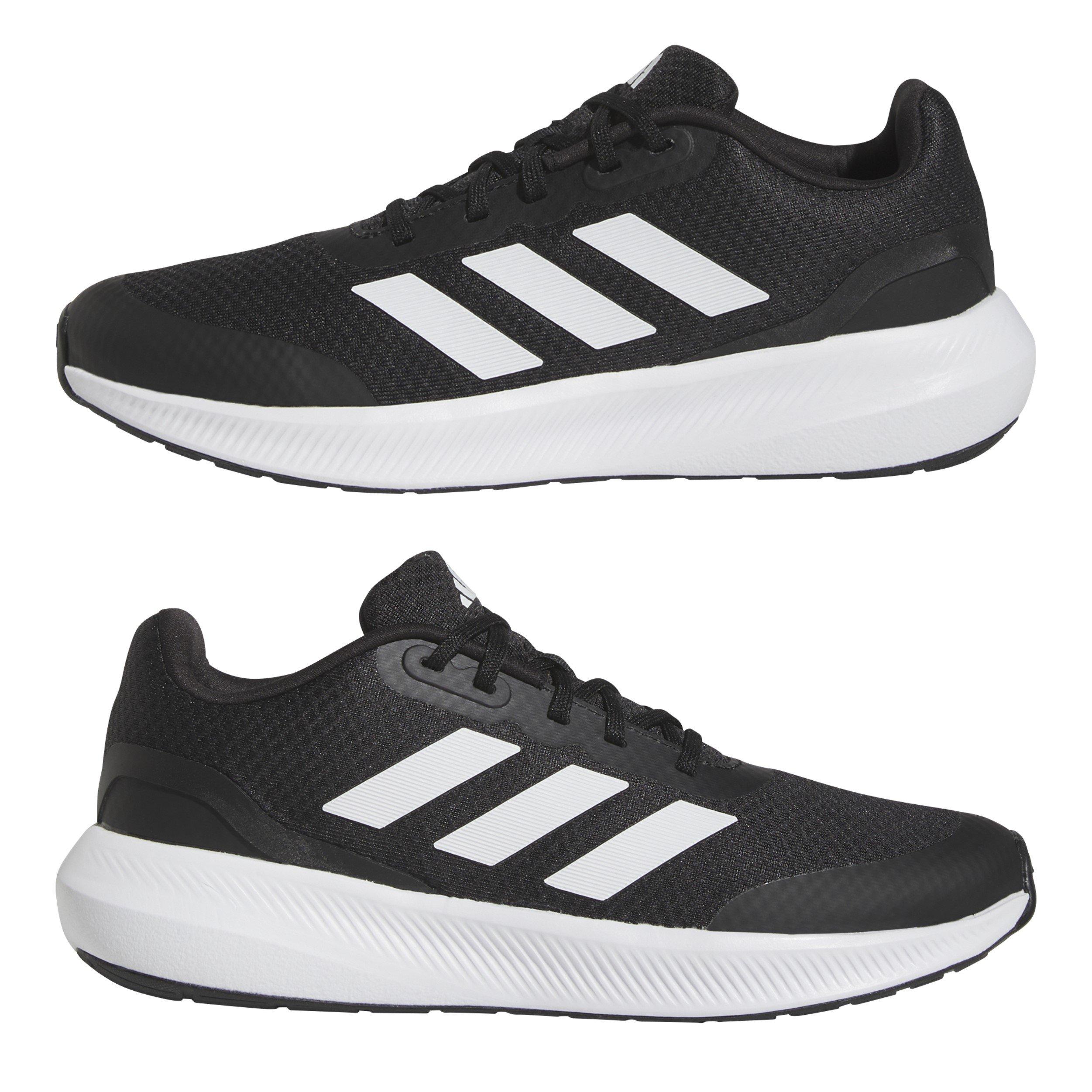 Negro/Blanco - adidas - Kids' Runfalcon 3.0 Running Shoes - 9
