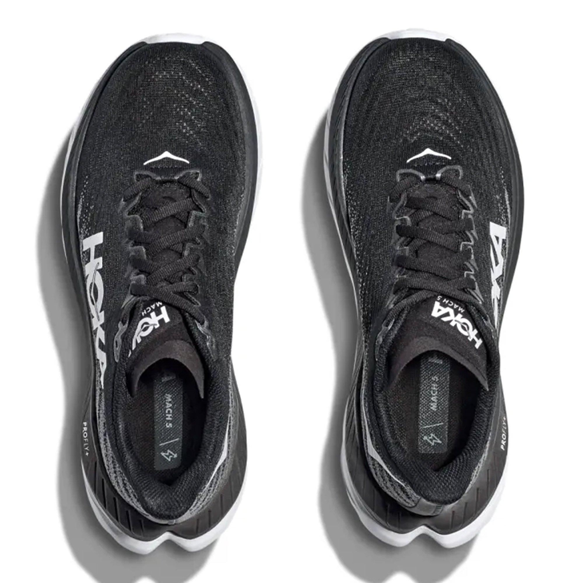 BLACK/CASTLROCK - Hoka - Mach 5 Womens Running Shoes - 6