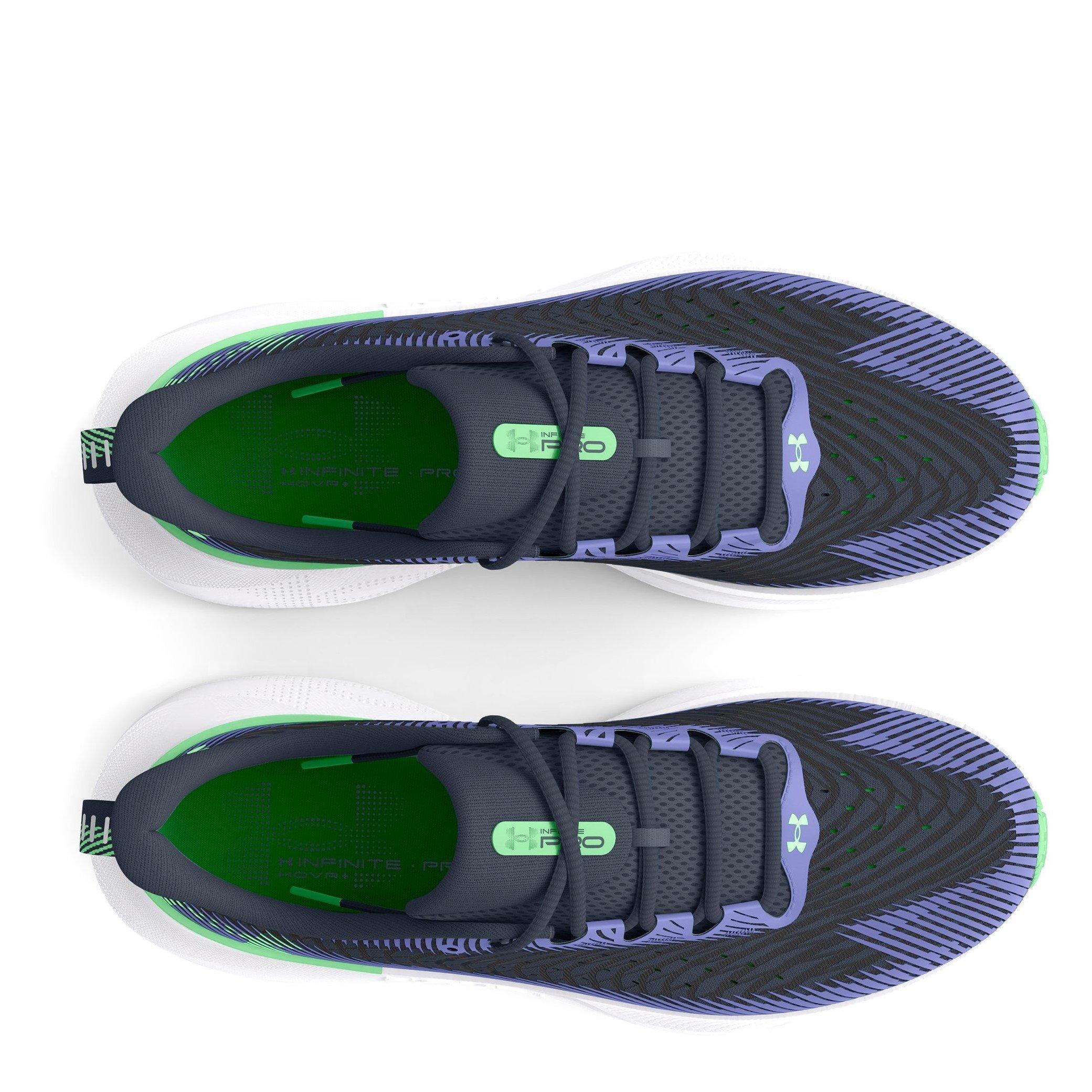 Blue/Grey - Under Armour - Men's Infinite Pro Entry Road Running Shoes - 4