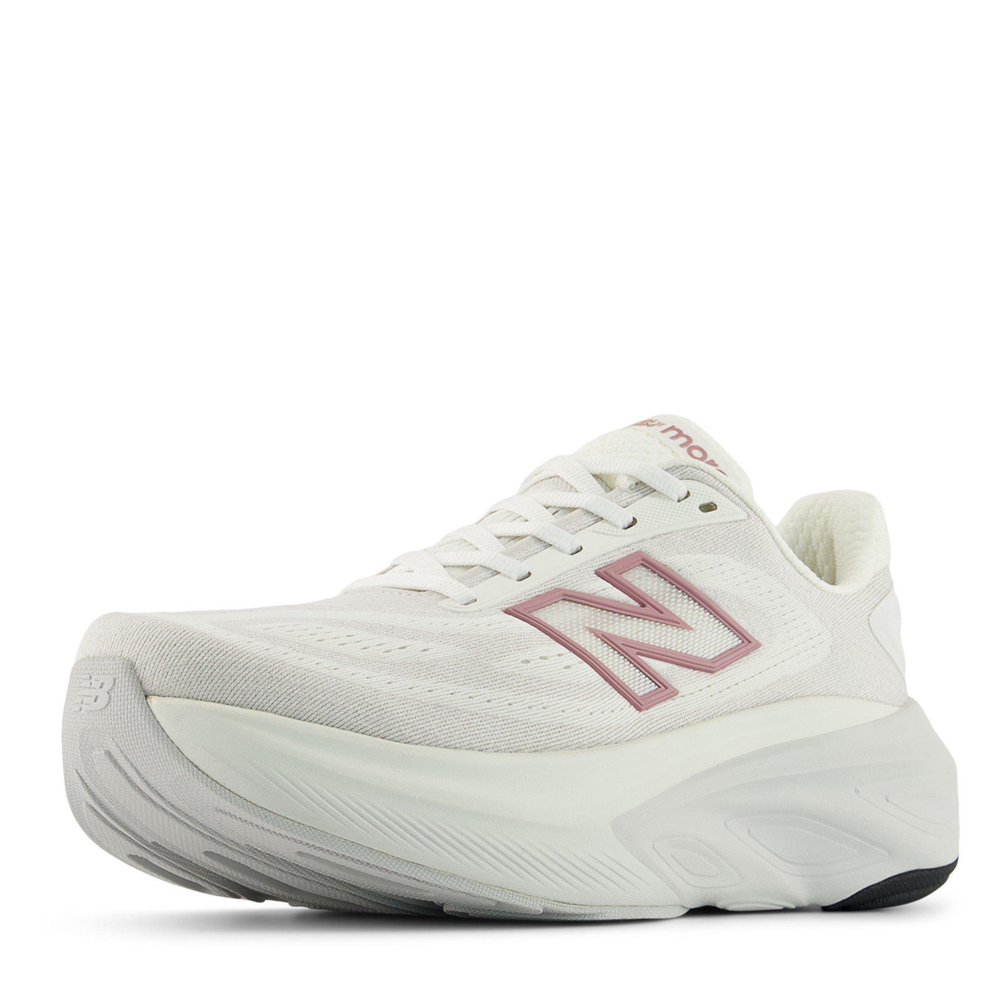 Sea Salt/Rosewd - New Balance - Fresh Foam X More v6 Running Shoes Womens - 5