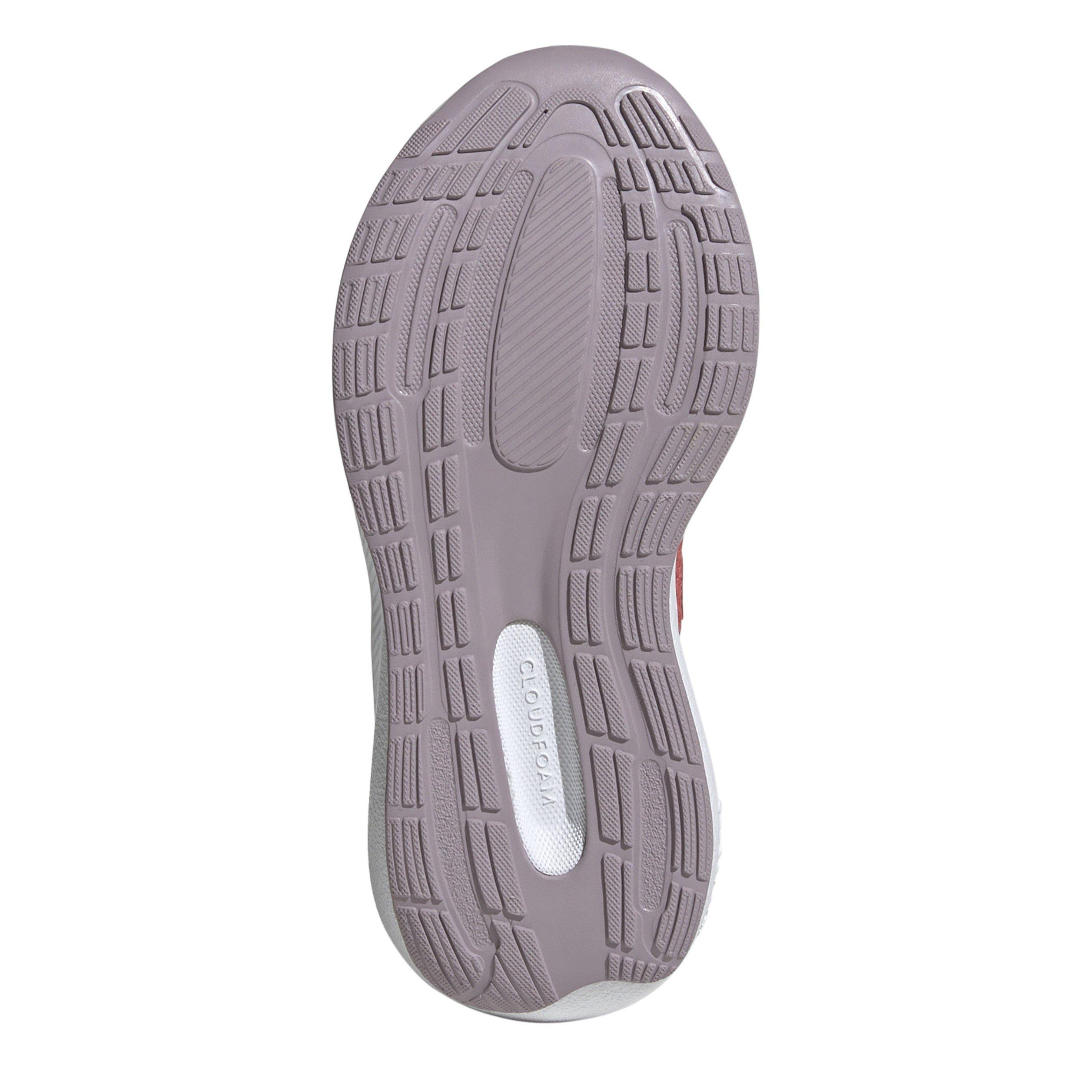 Scrlt/Pink/Fig - adidas - Unisex Kids Runfalcon 3.0 Running Shoes - 6