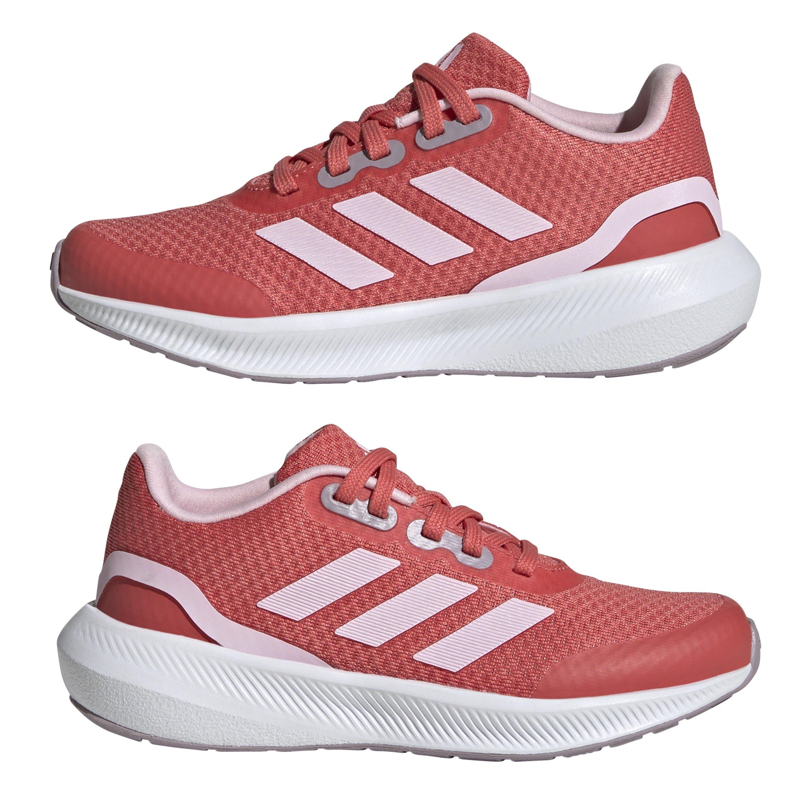 Scrlt/Pink/Fig - adidas - Unisex Kids Runfalcon 3.0 Running Shoes - 9