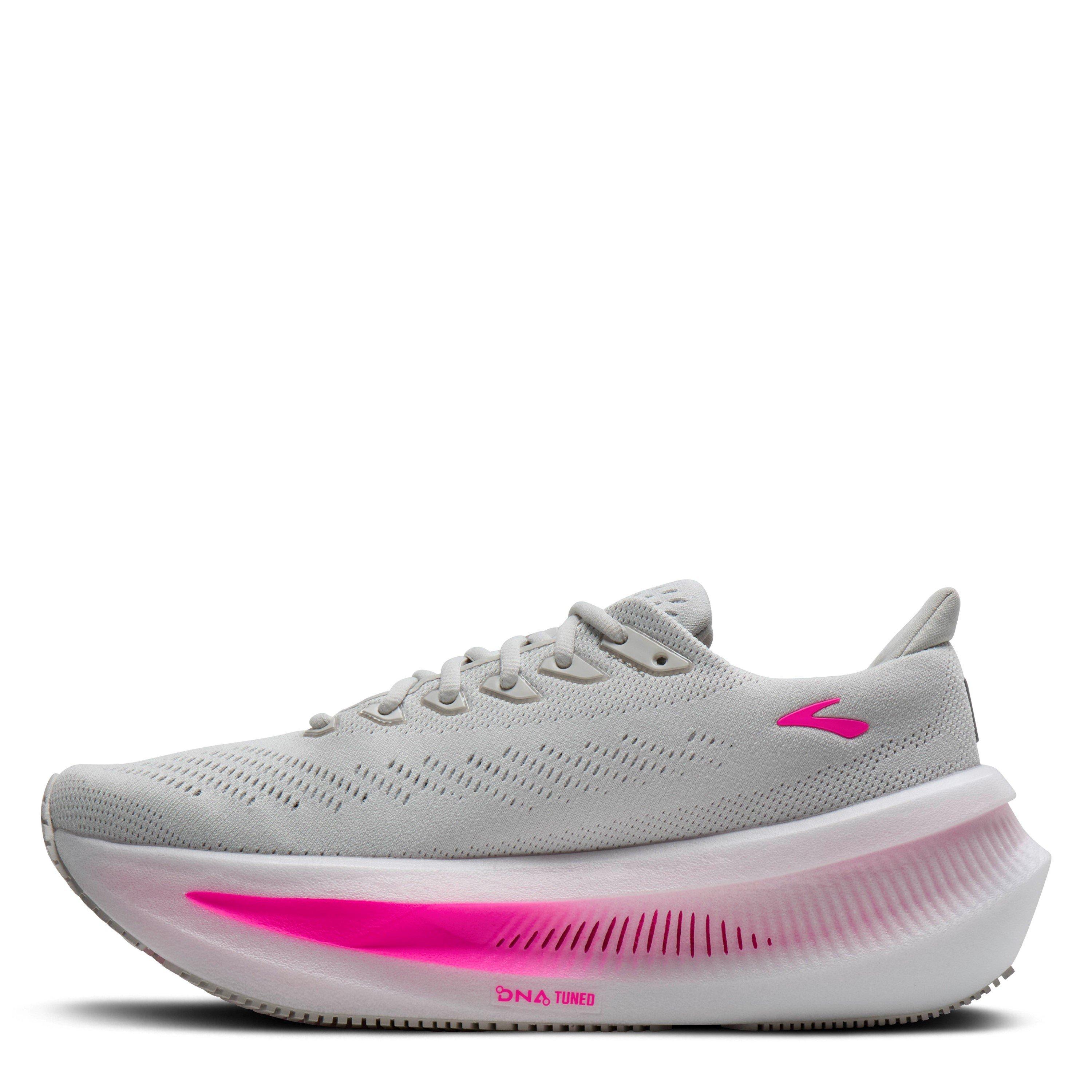 Grey/Cyber Pink - Brooks - Glycerin Max 2. Womens Running Shoes - 4