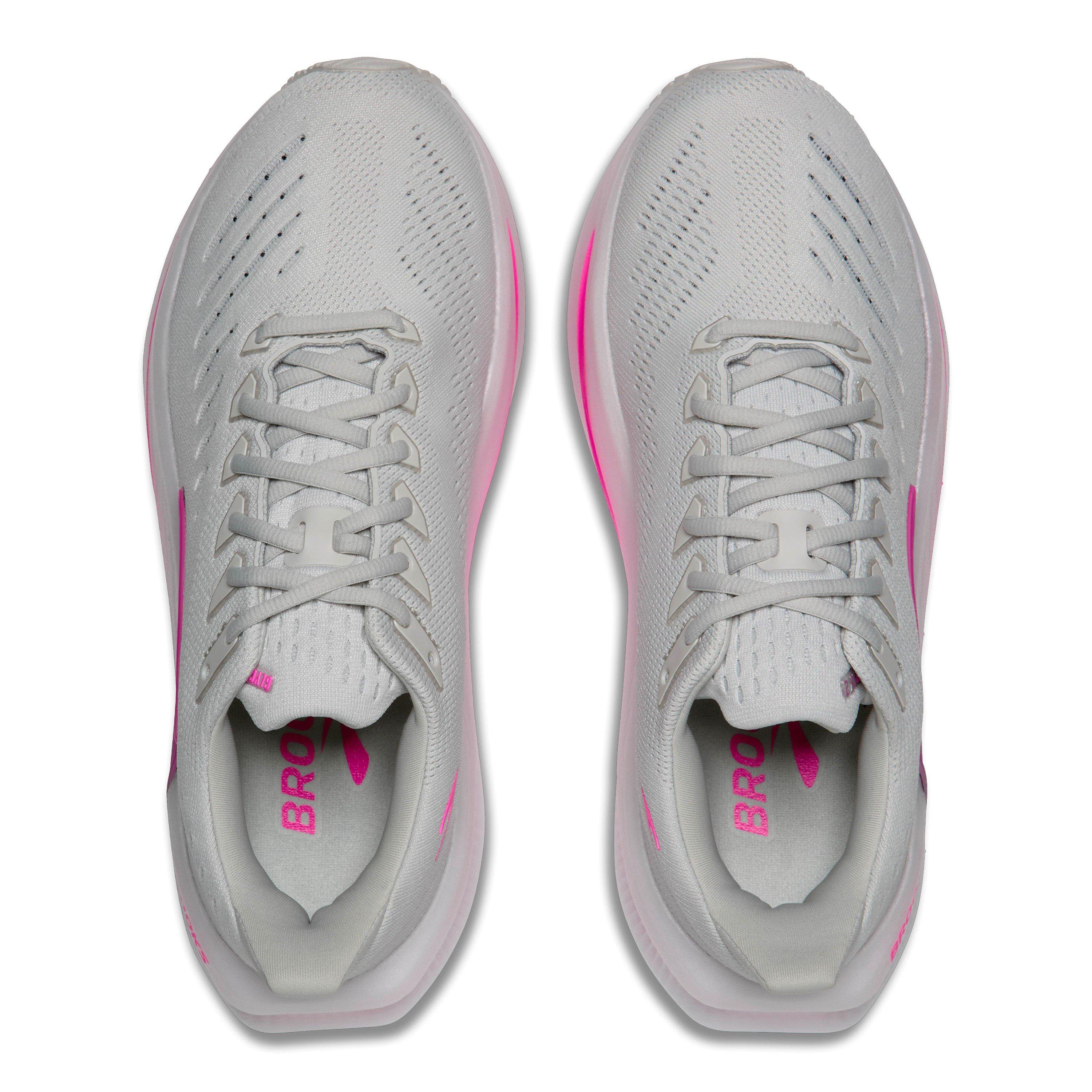 Grey/Cyber Pink - Brooks - Glycerin Max 2. Womens Running Shoes - 5