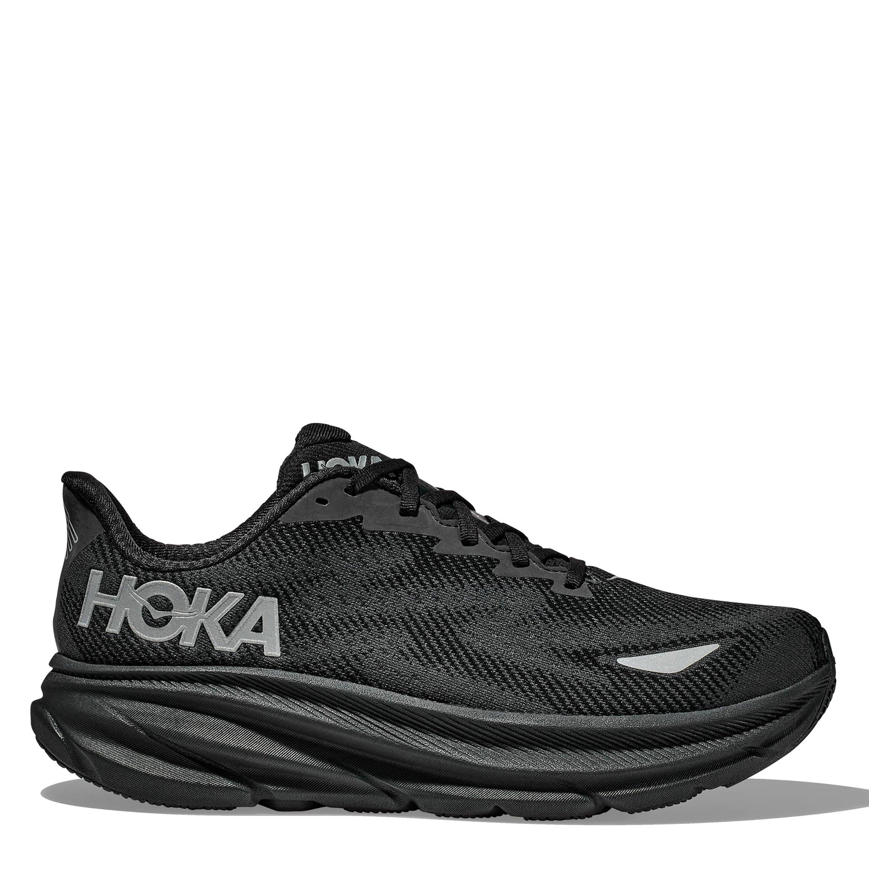 Black/Black - Hoka - Mens Clifton 9 GORE-TEX Running Shoes - 1