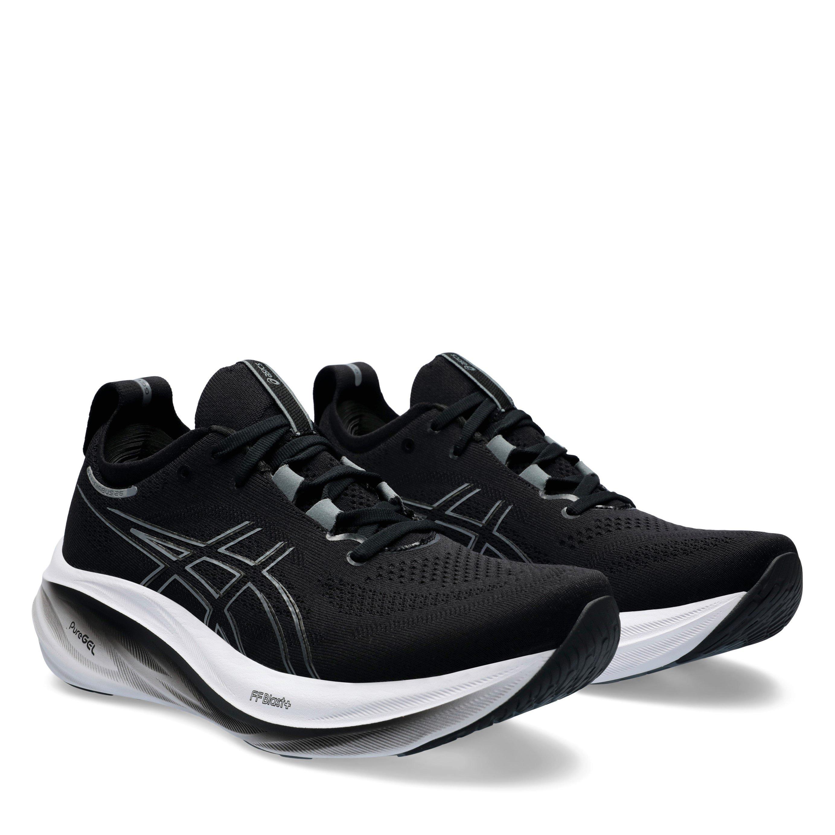 Black/Grey - Asics - Gel-Nimbus 26 Running Shoe Mens - 4