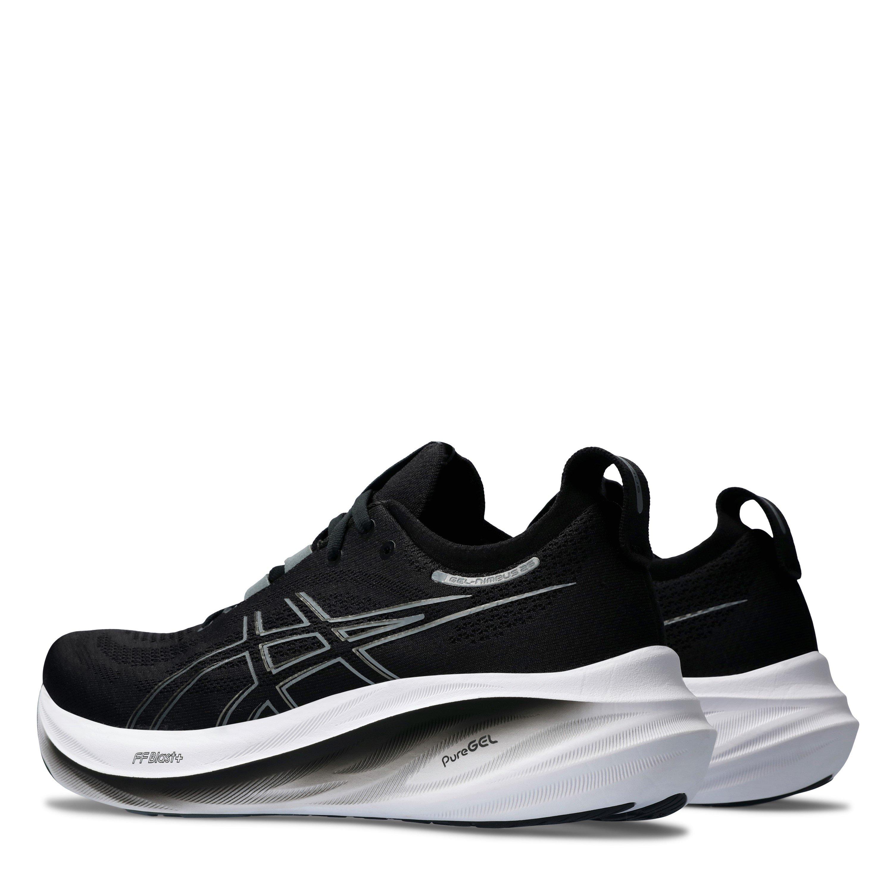 Black/Grey - Asics - Gel-Nimbus 26 Running Shoe Mens - 5