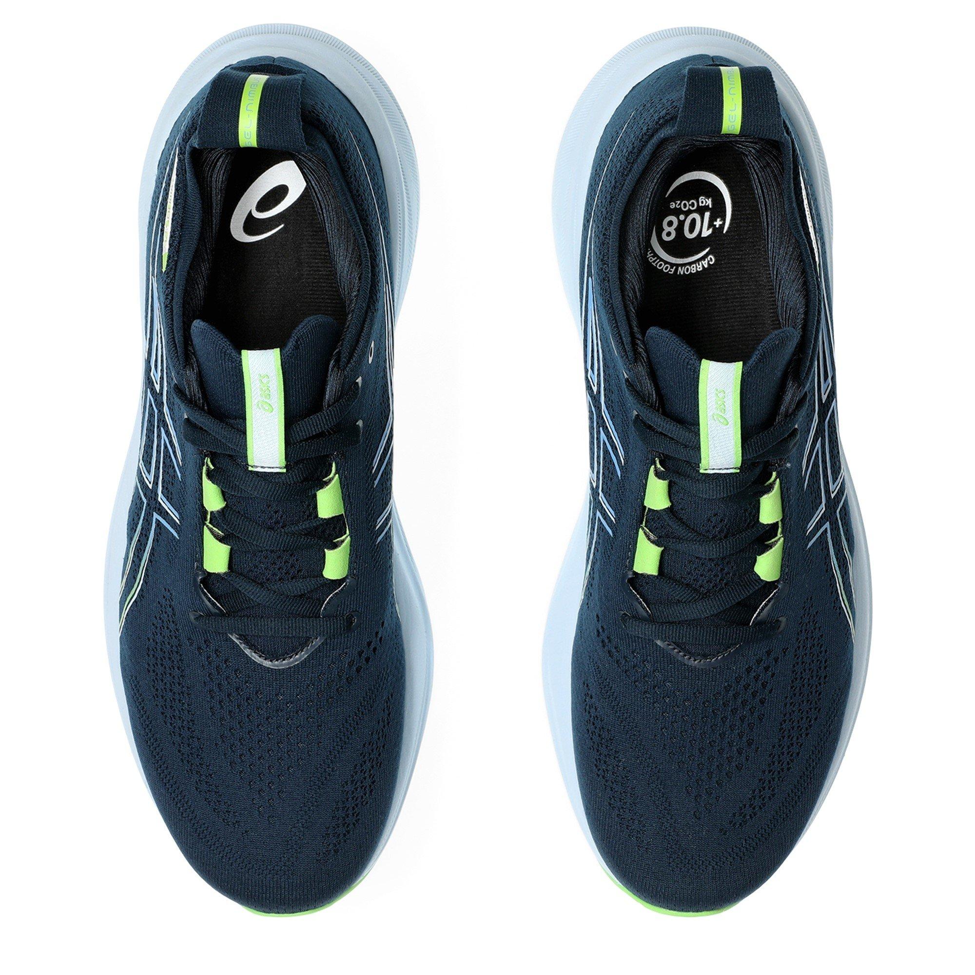 Asics Gel Nimbus 26 Running Shoe Mens Chaussures de course sur route neutres pour tous les jours. Sports Direct