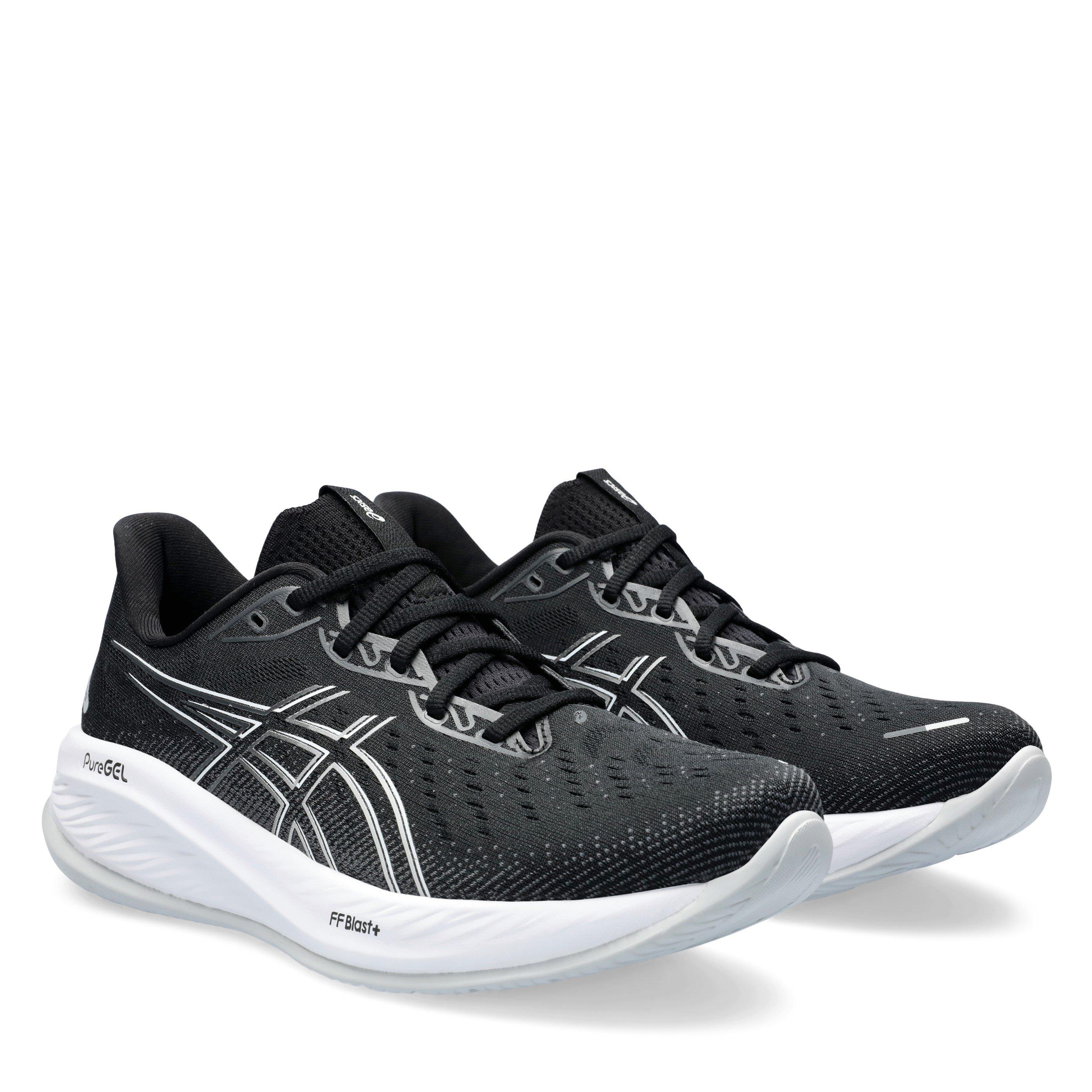 Black/White - Asics - Gel-Cumulus 26 Running Trainers Mens - 4