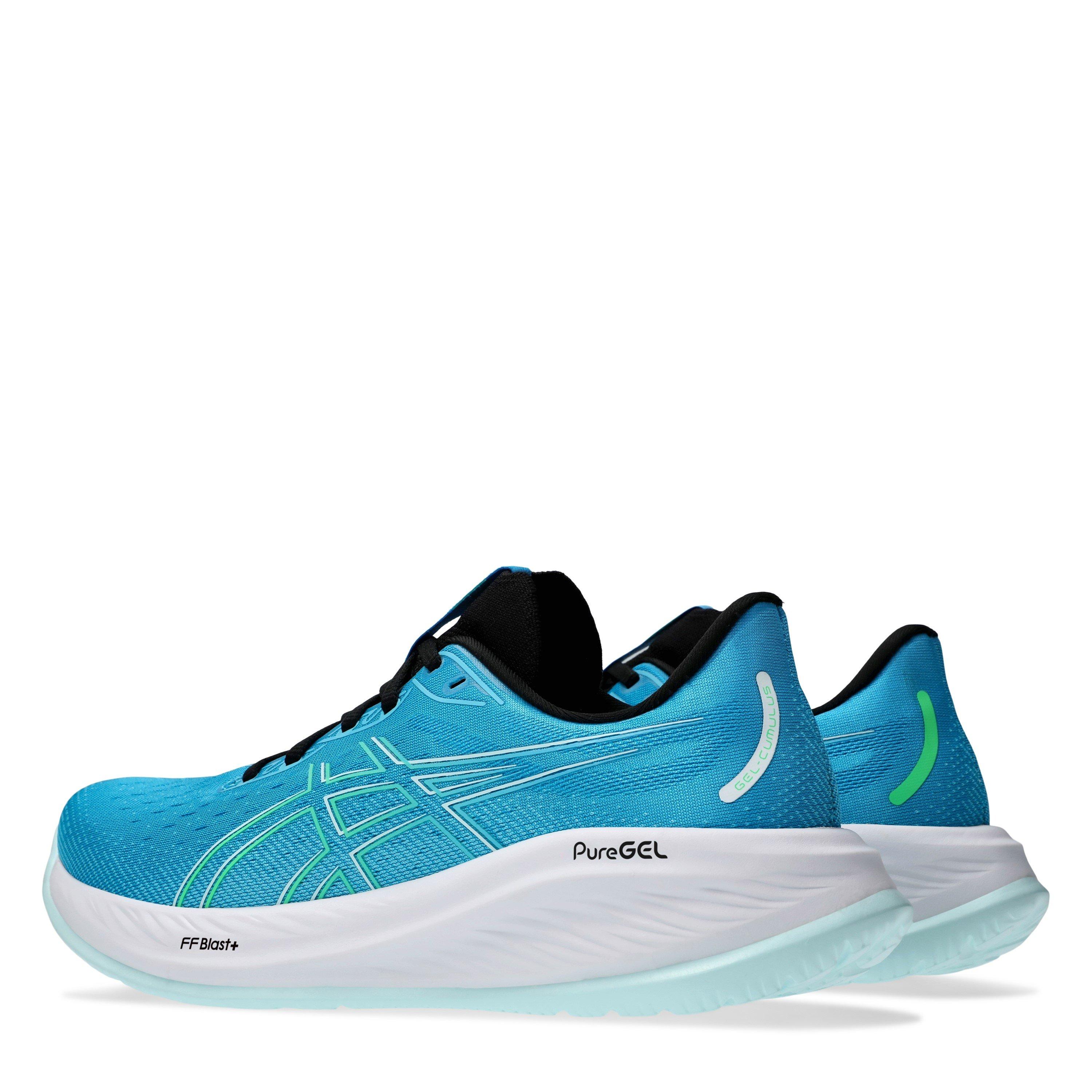 Blu/Verde - Asics - Gel-Cumulus 26 Running Trainers Mens - 5