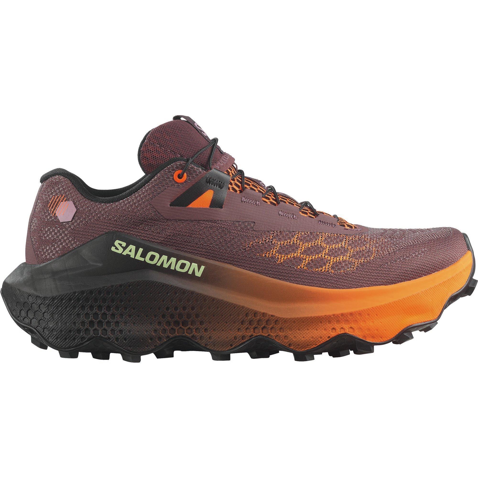 Berry/Orange - Salomon - Ultra Glide 4 Trail Running Shoes Womens