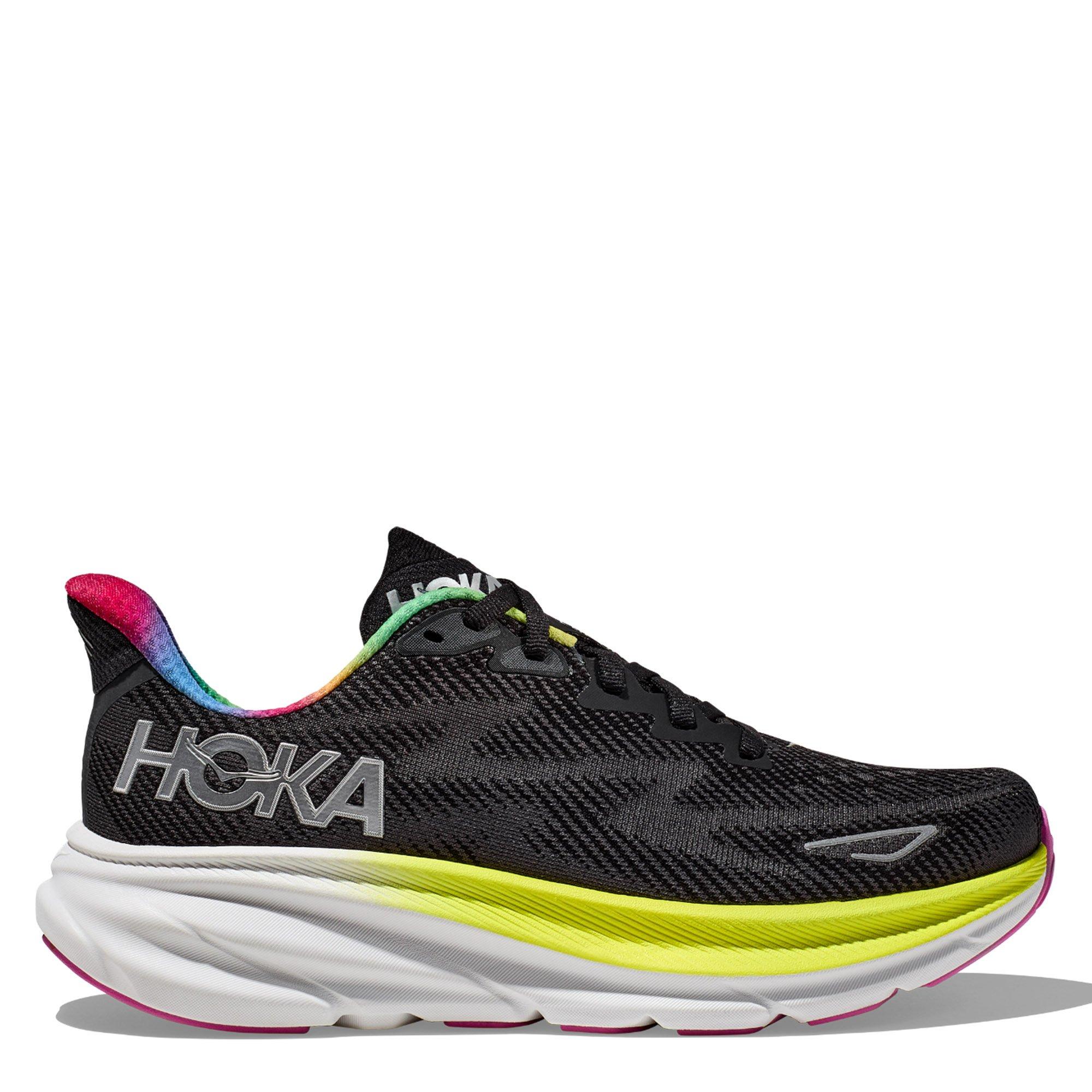 BLACK / ABOARD - Hoka - Clifton 9 Womens Running Shoes - 1