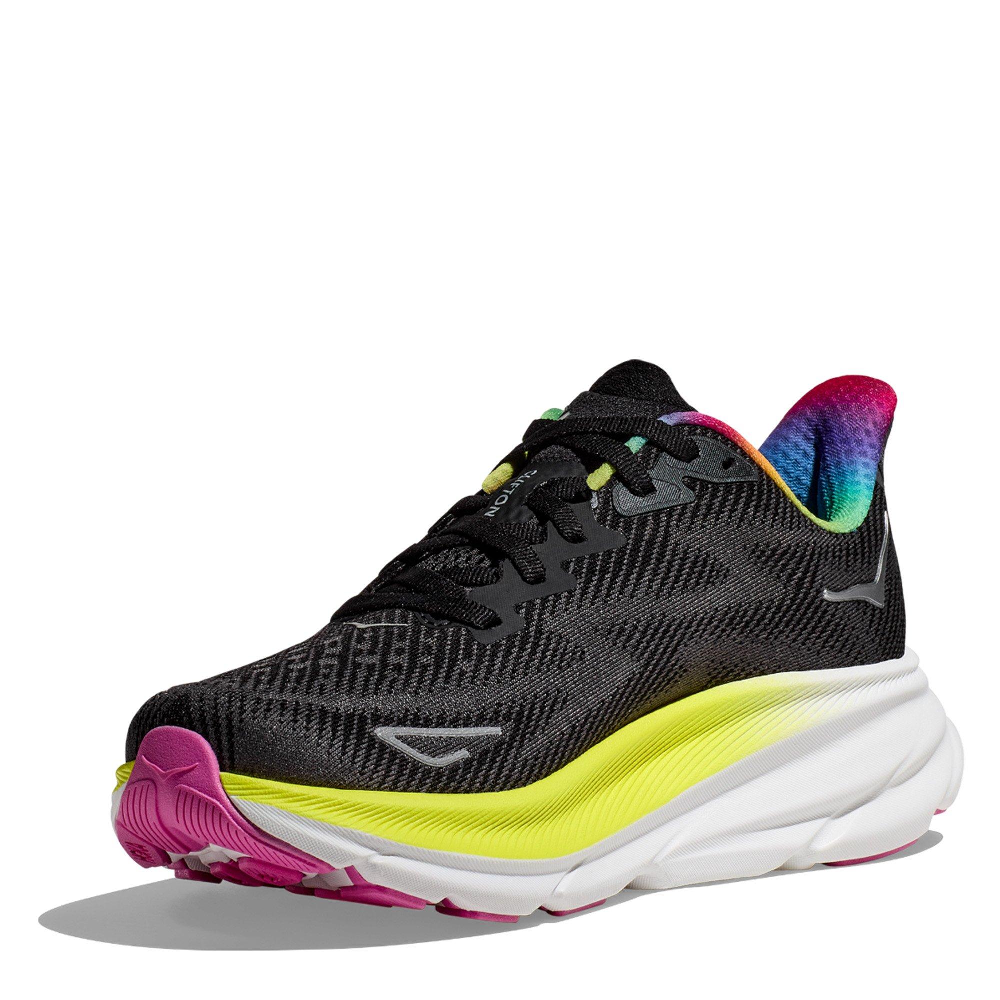 BLACK / ABOARD - Hoka - Clifton 9 Womens Running Shoes - 6