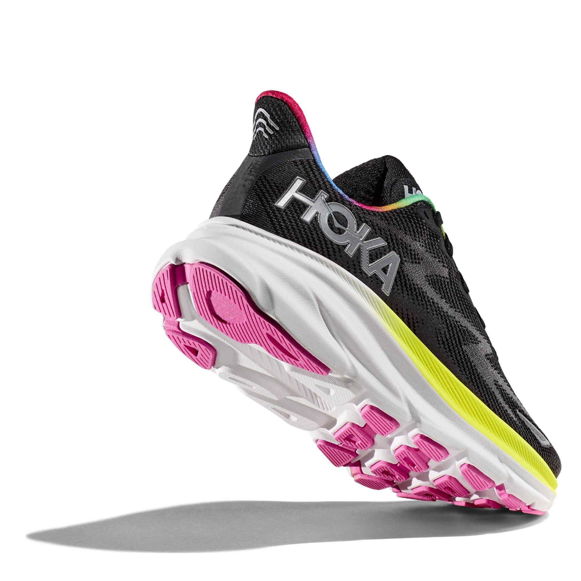 BLACK / ABOARD - Hoka - Clifton 9 Womens Running Shoes - 7