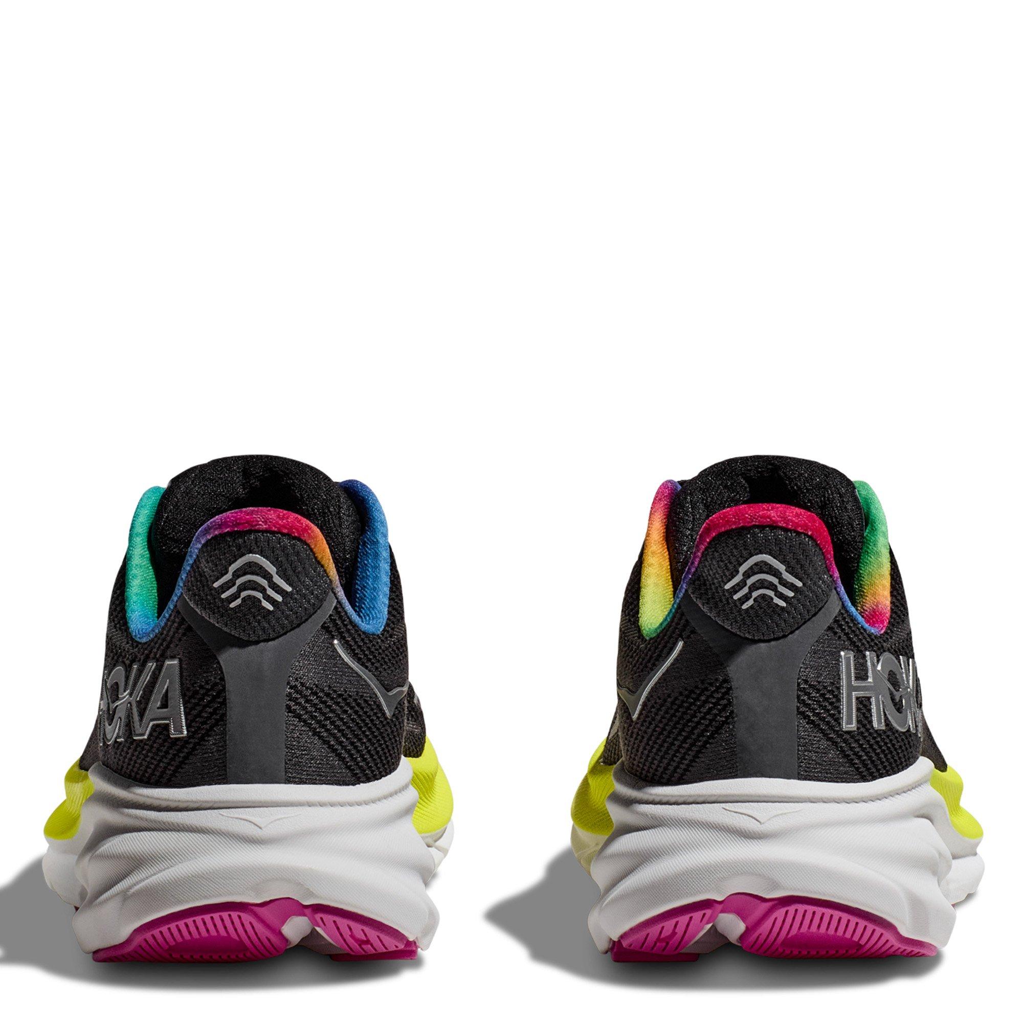 BLACK / ABOARD - Hoka - Clifton 9 Womens Running Shoes - 8