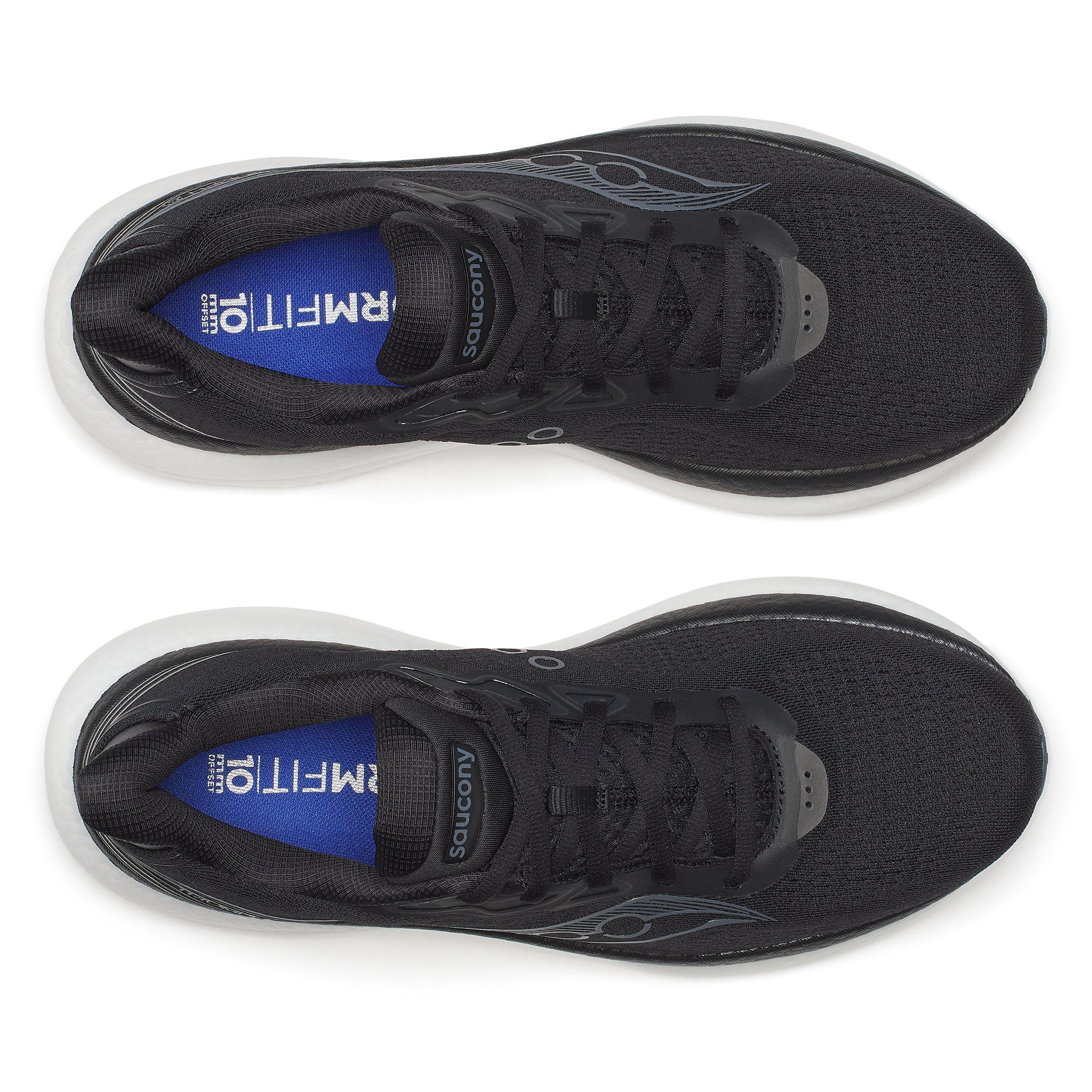 Crno/Bijelo - Saucony - Triumph 23 Road Running Shoes Mens - 5