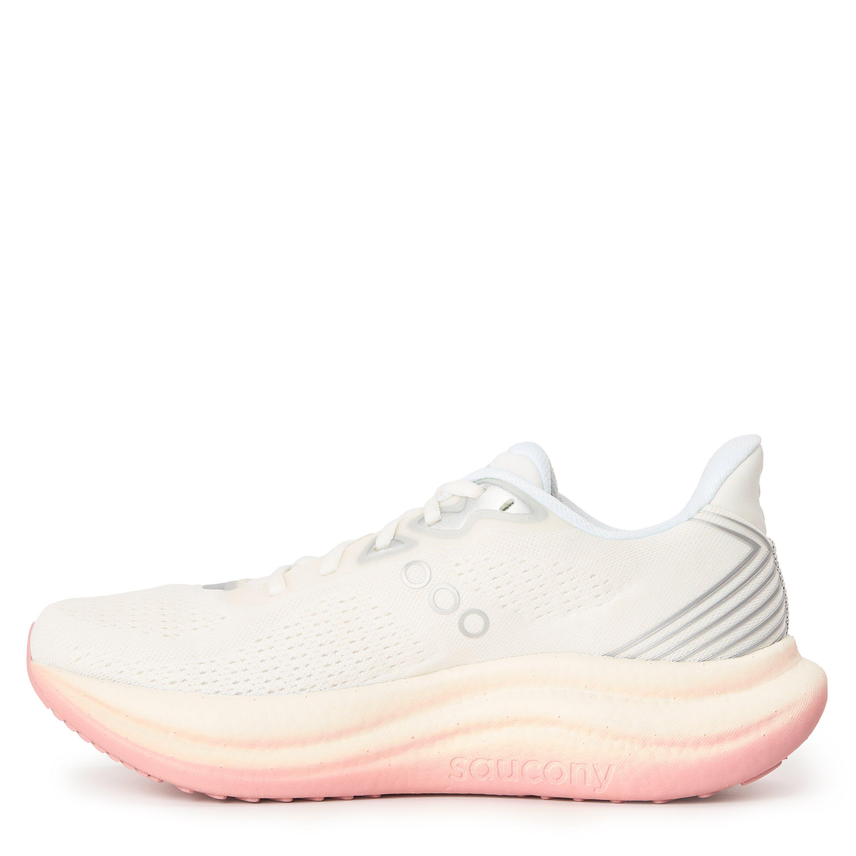 Ivory/Mauve - Saucony - Triumph 23 Road Running Shoes Womens - 2