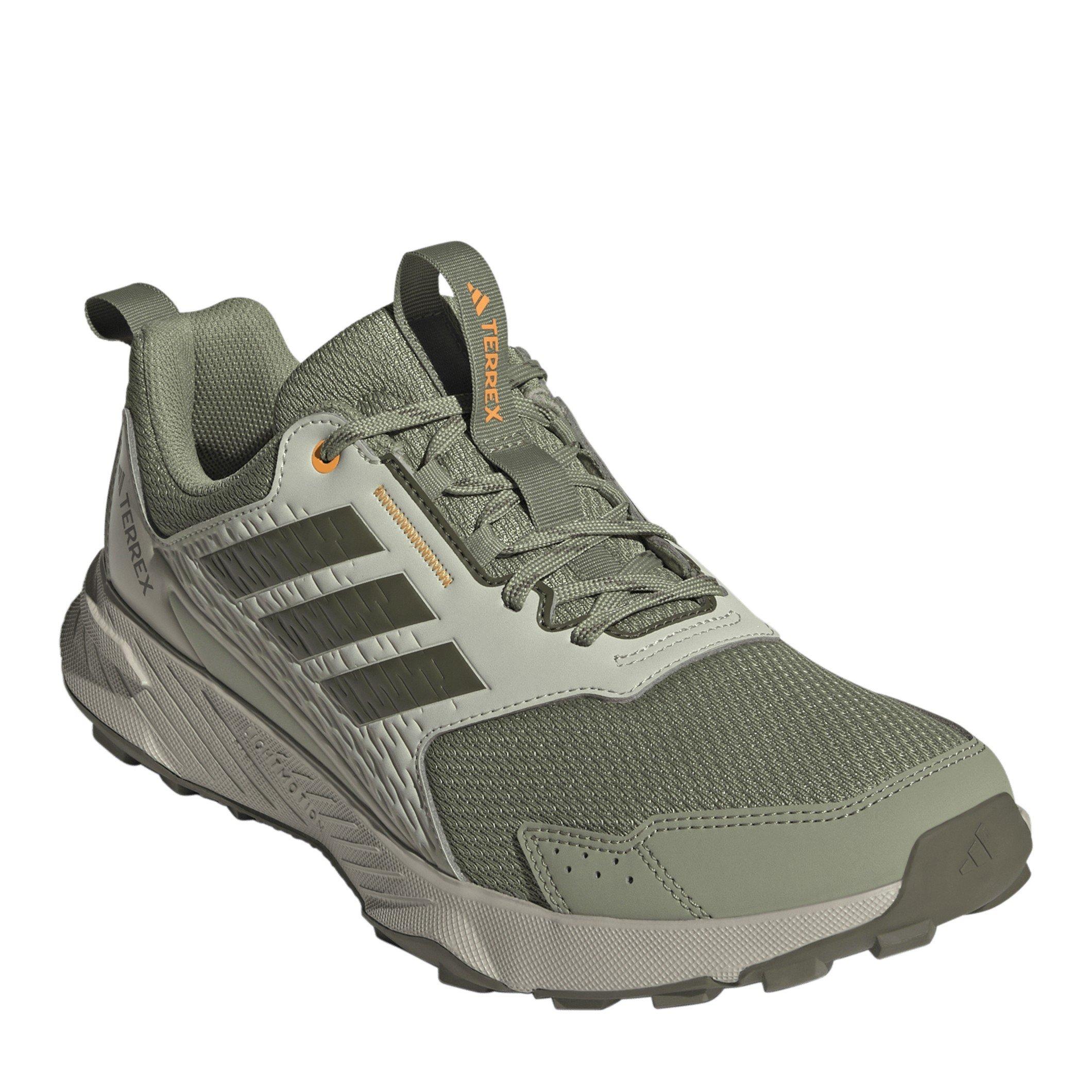 Green/Olive - adidas - Tracefinder Trail Running Shoes Mens - 3
