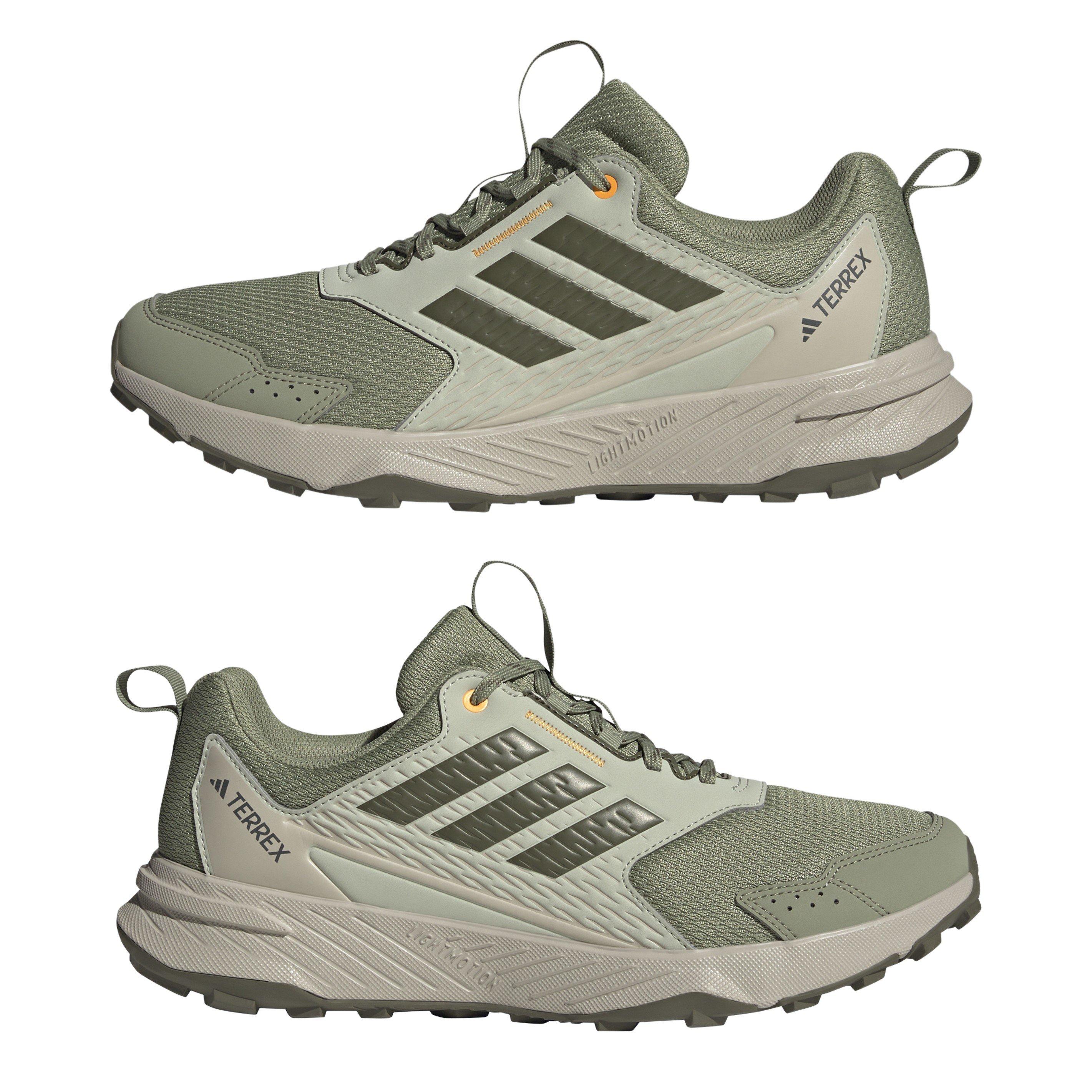 Green/Olive - adidas - Tracefinder Trail Running Shoes Mens - 9