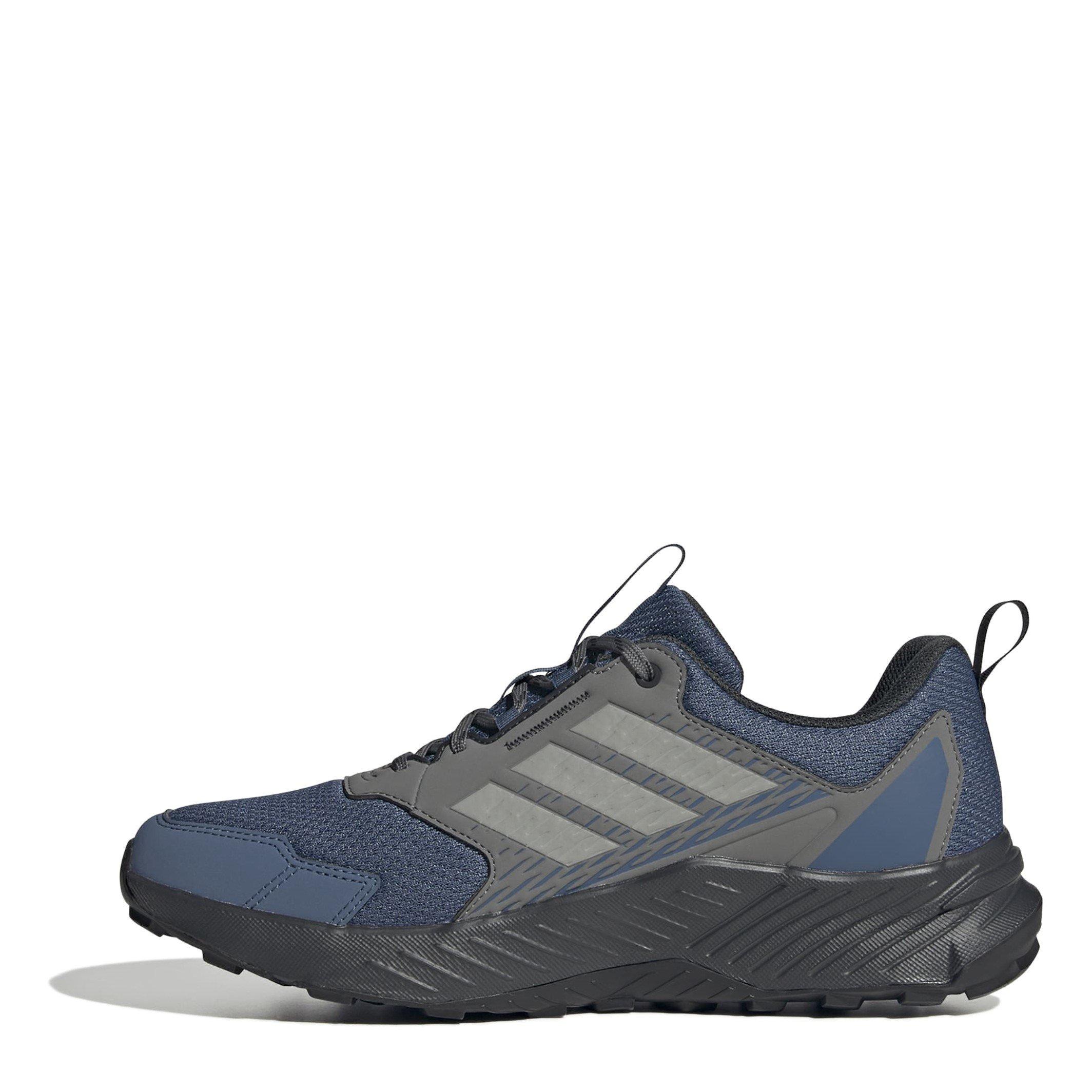 Steel/Carbon - adidas - Tracefinder Trail Running Shoes Mens - 2