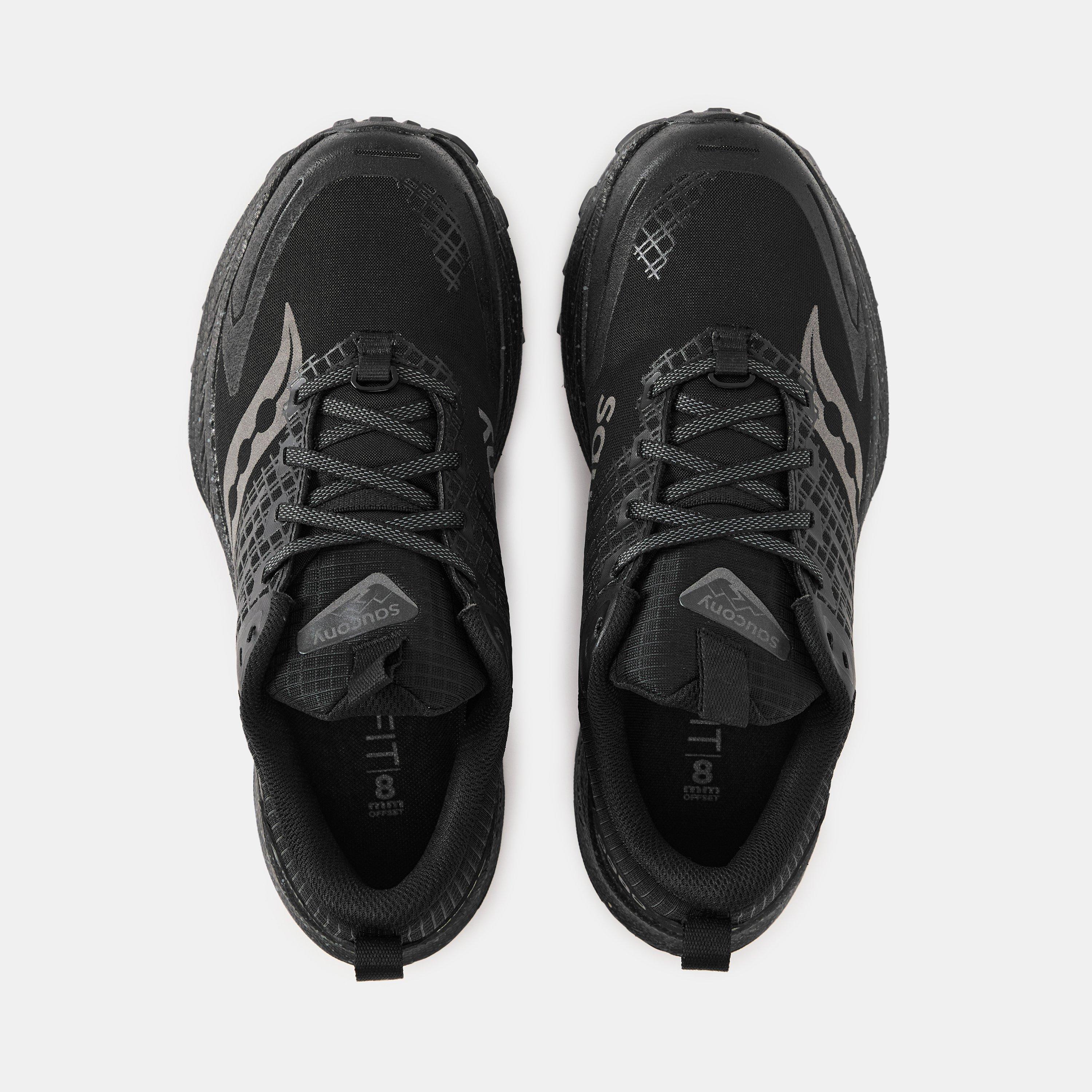 Triple Black - Saucony - Ride Off-Road Trail Running Shoes - 5