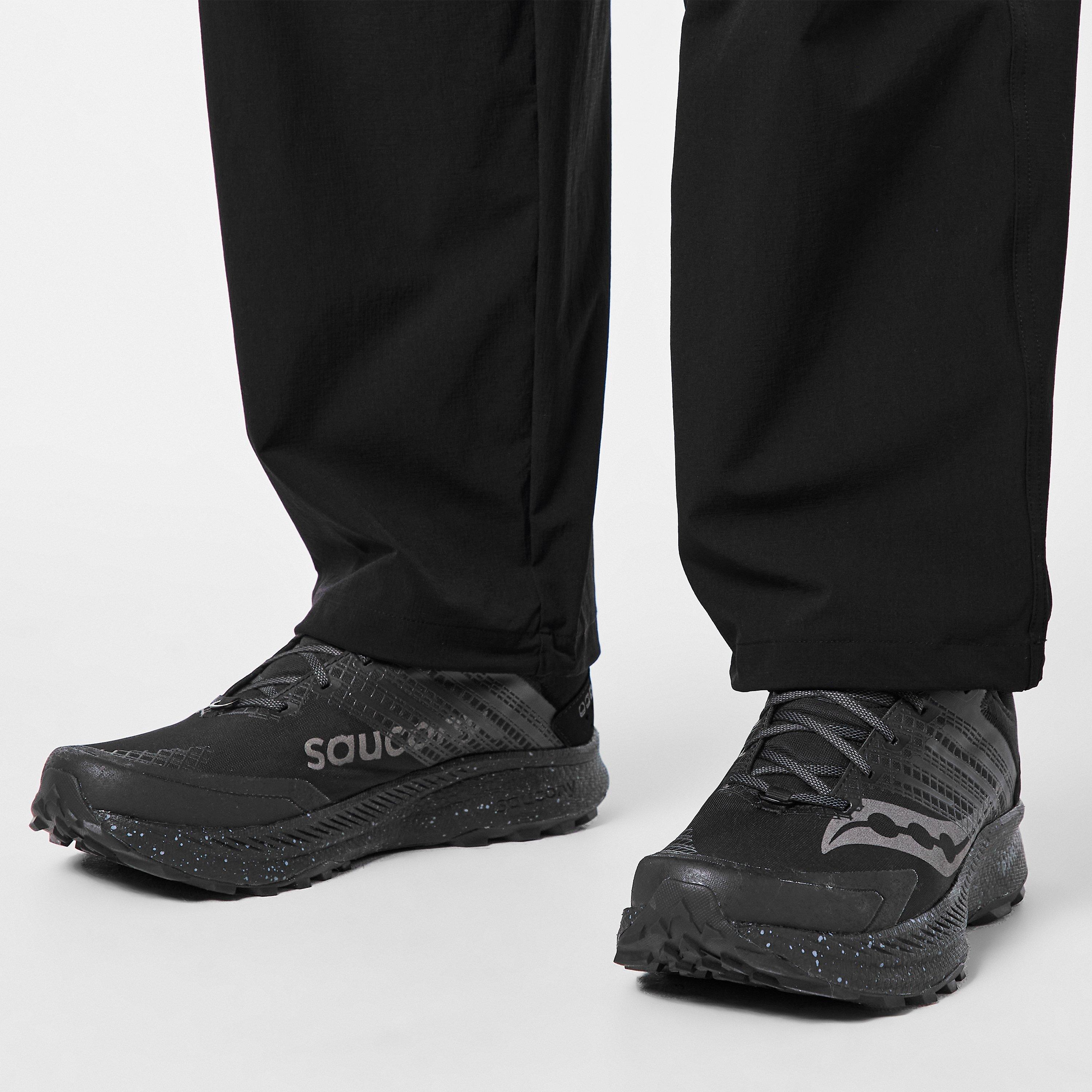 Triple Black - Saucony - Ride Off-Road Trail Running Shoes - 3