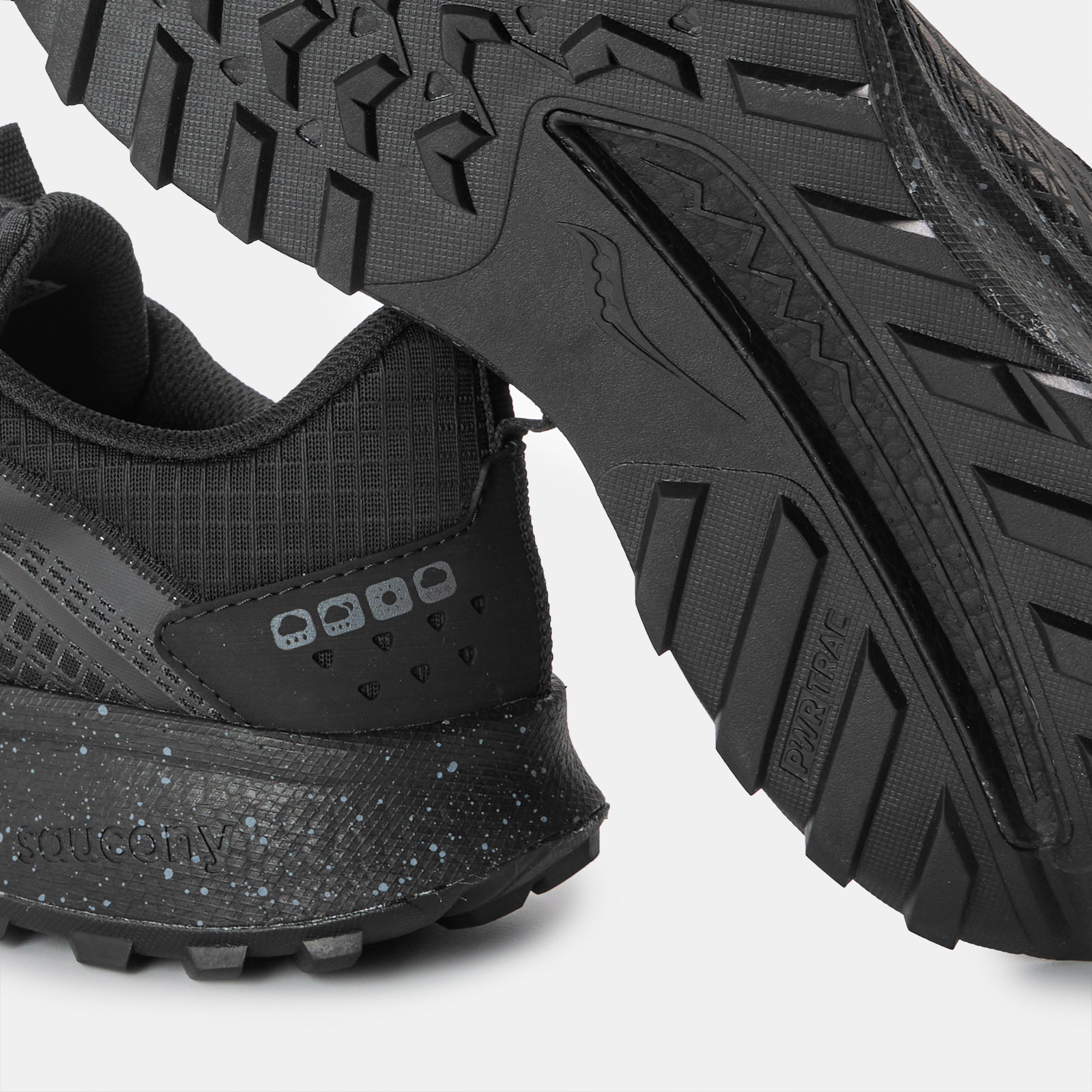 Triple Black - Saucony - Ride Off-Road Trail Running Shoes - 4