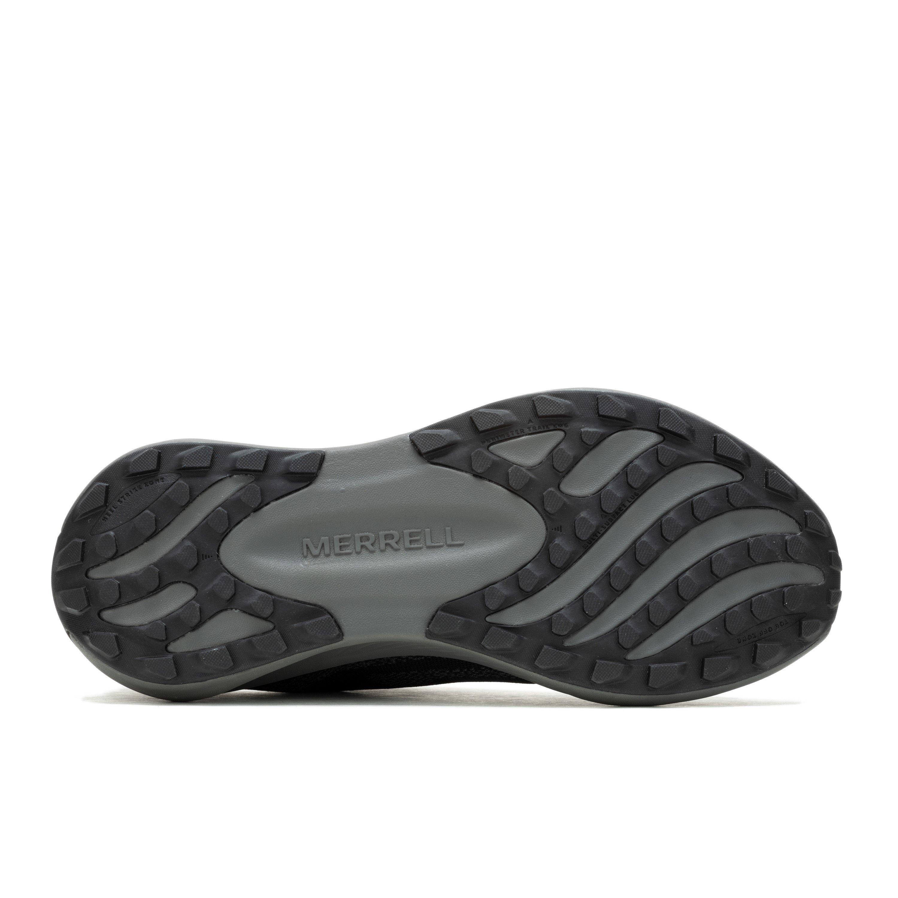 Zwart/Asfalt - Merrell - Mens Morphlite Off-Road Trail Running Shoes - 6
