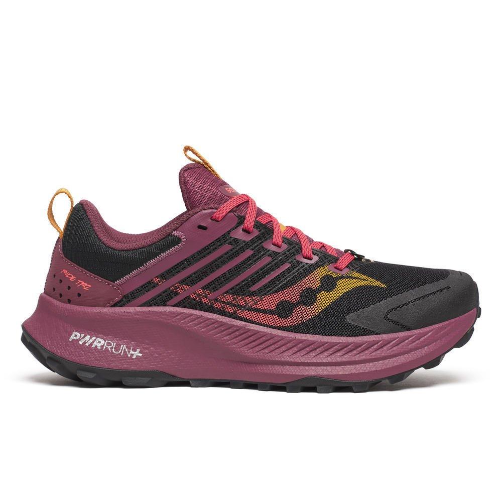 Saucony Women's Trail Running Shoes - Black Terra - 5 (38)
