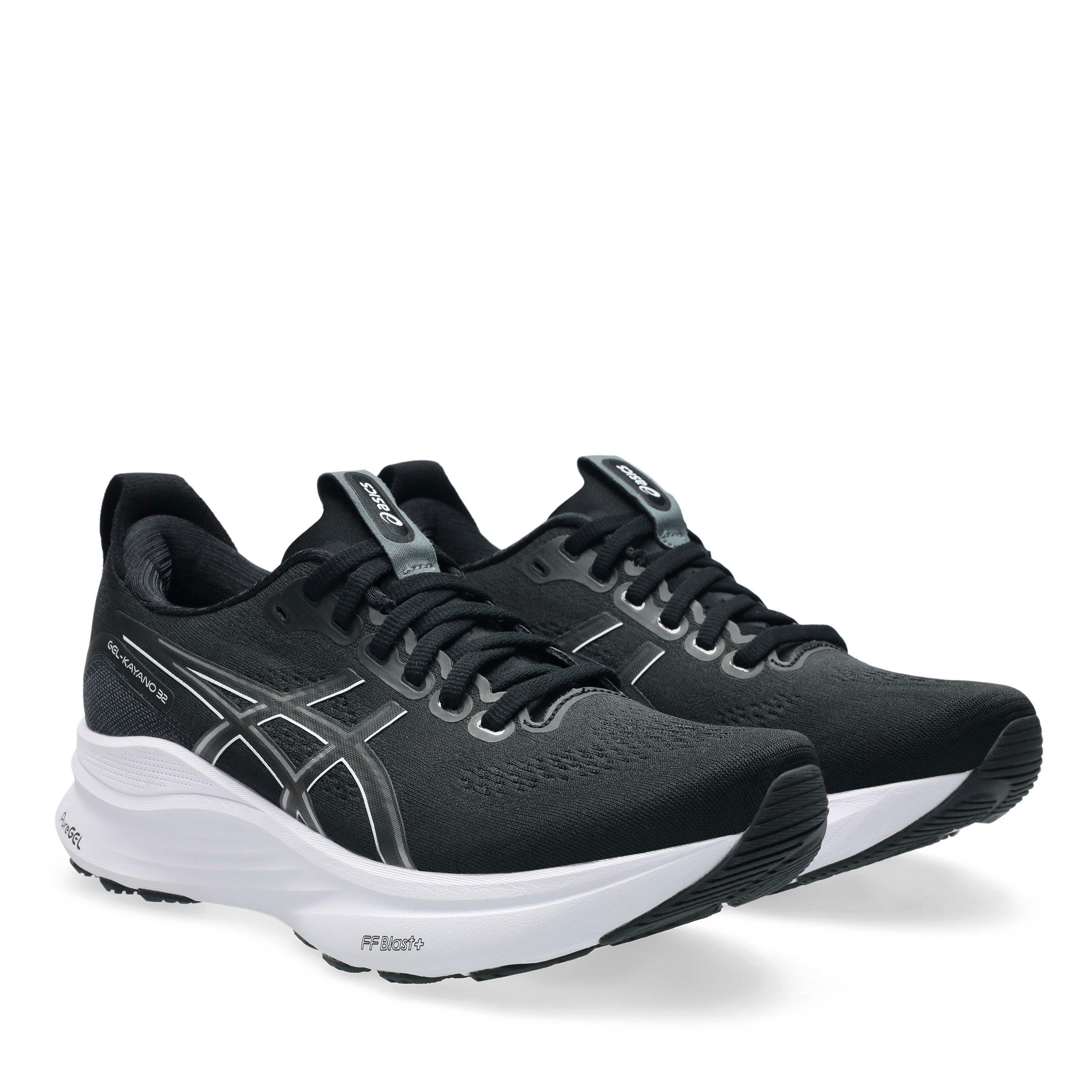Black/White - Asics - Gel-Kayano 32 Womens Running Shoes - 4