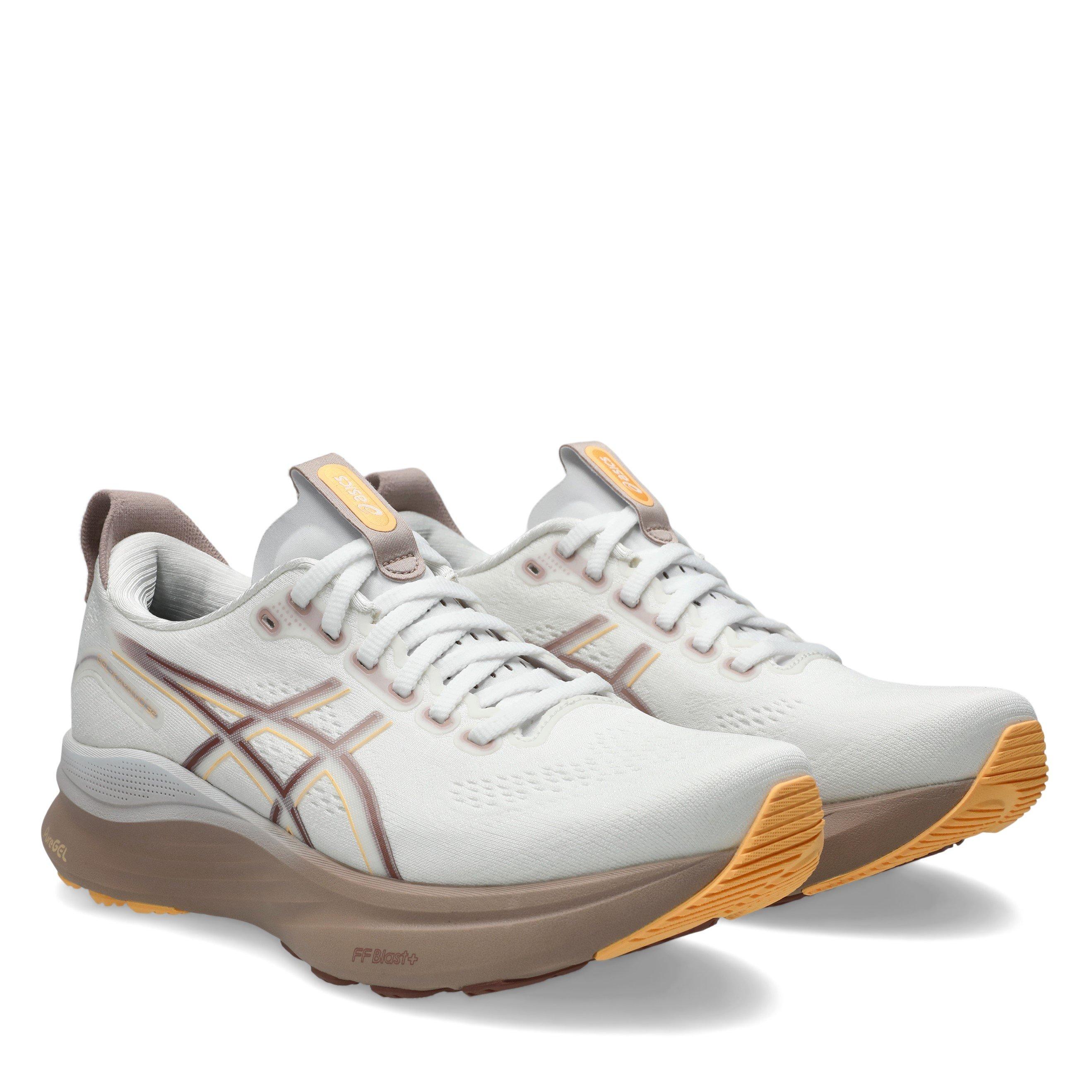 White/Mauve - Asics - Gel-Kayano 32 Womens Running Shoes - 4