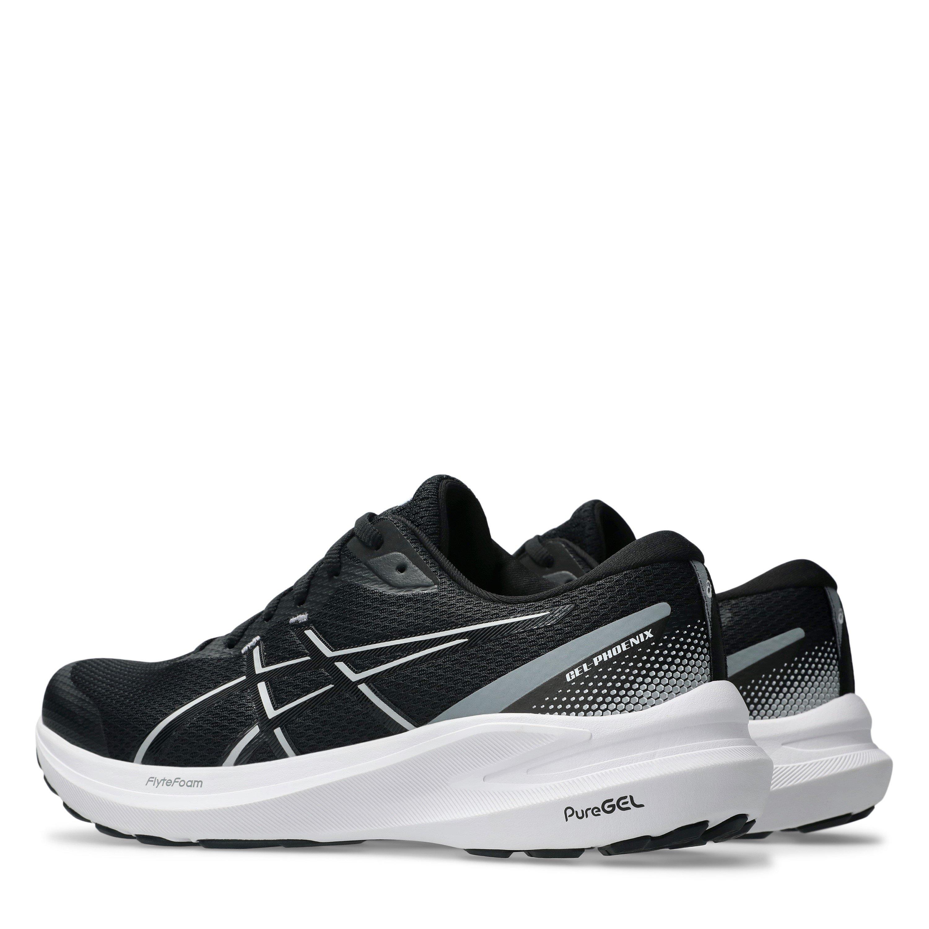 Black/White - Asics - Gel Phoenix 13 Everyday Stable Road Running Shoes - 5
