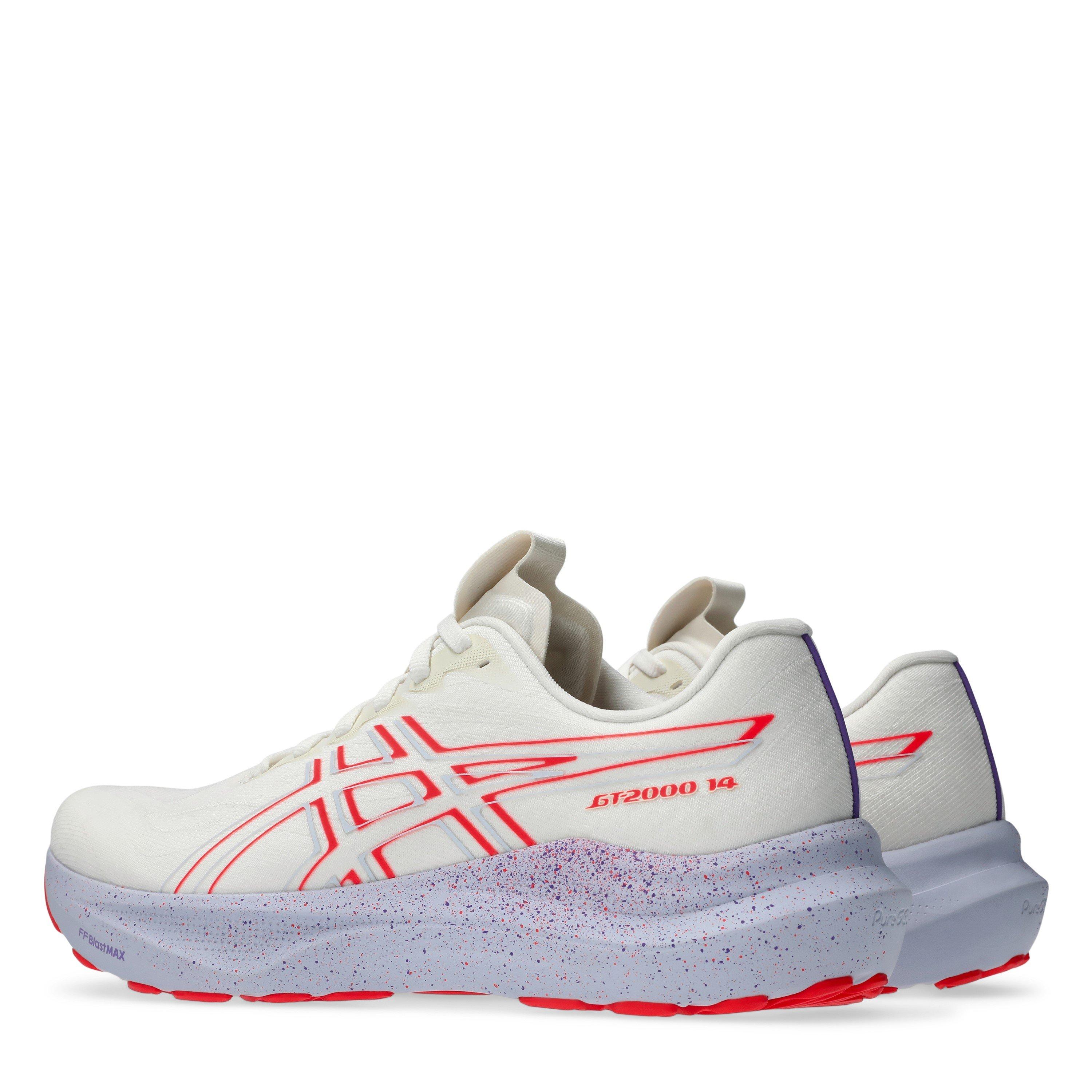 Cream/Purple - Asics - Gt-2000 14 Road Running Shoes Mens - 5