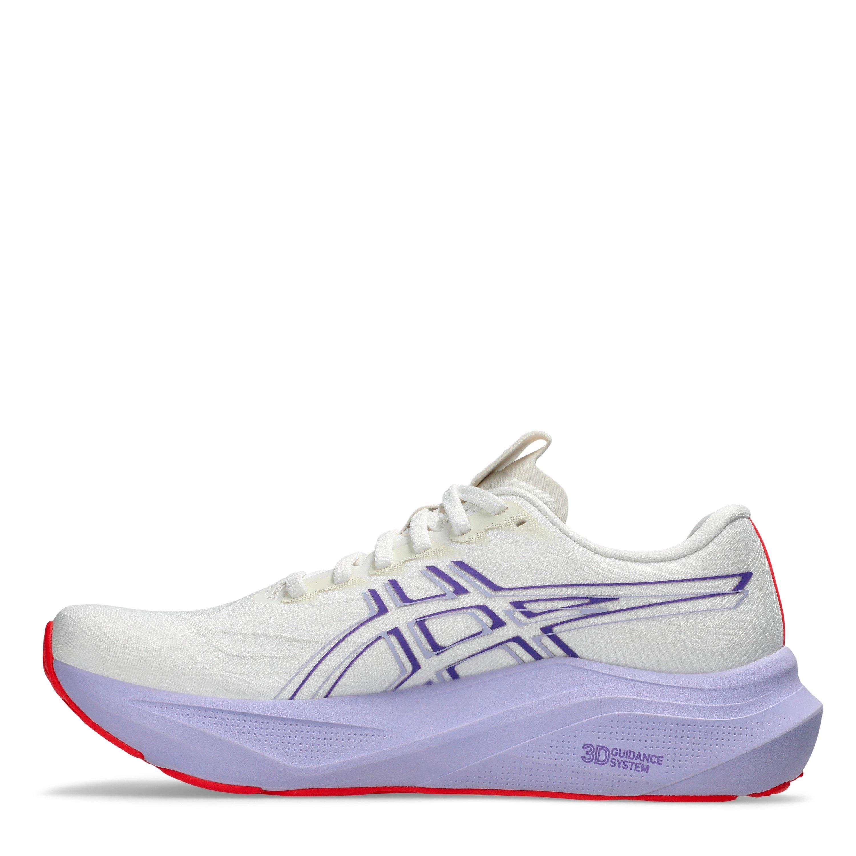 Cream/Purple - Asics - Gt-2000 14 Road Running Shoes Womens - 2