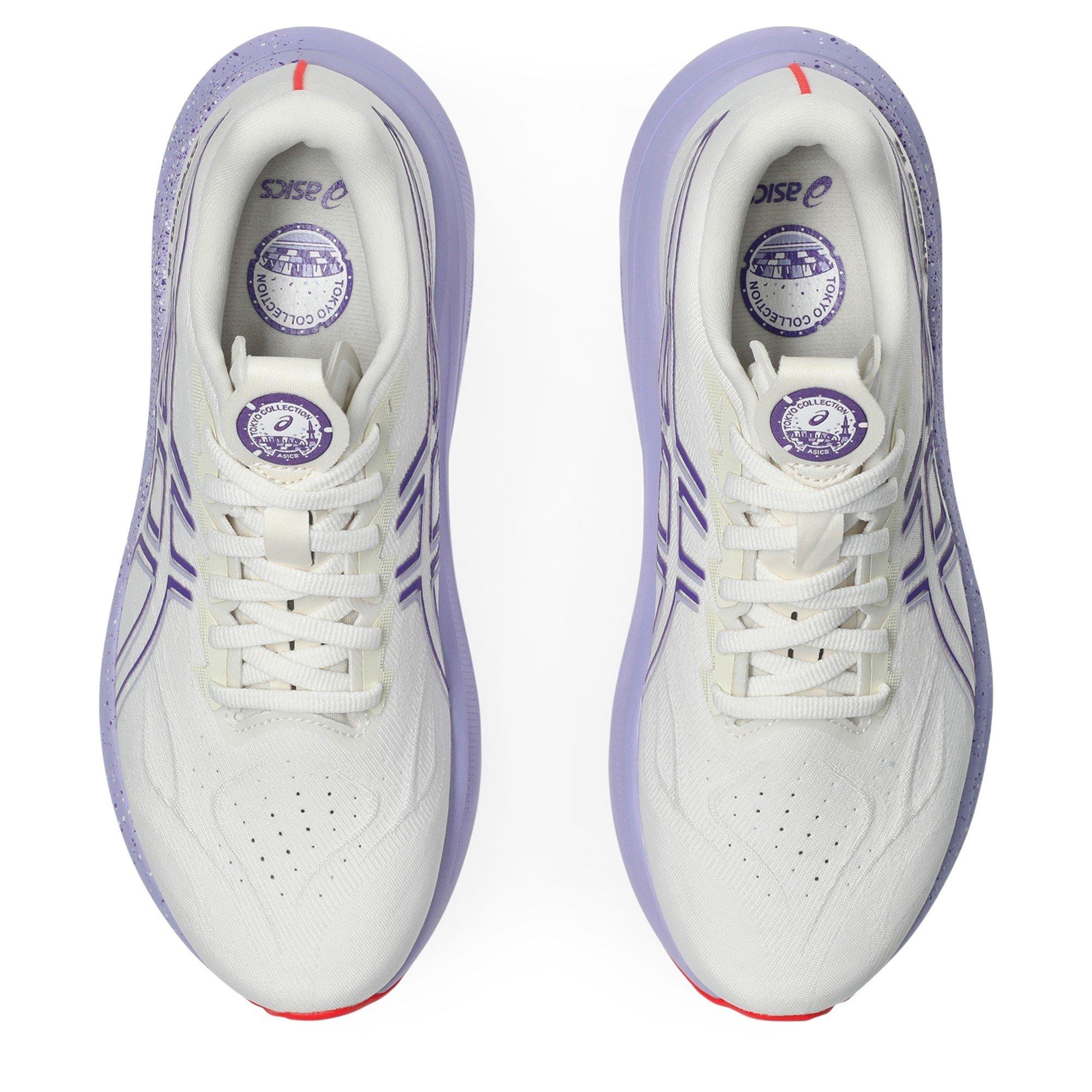 Cream/Purple - Asics - Gt-2000 14 Road Running Shoes Womens - 6
