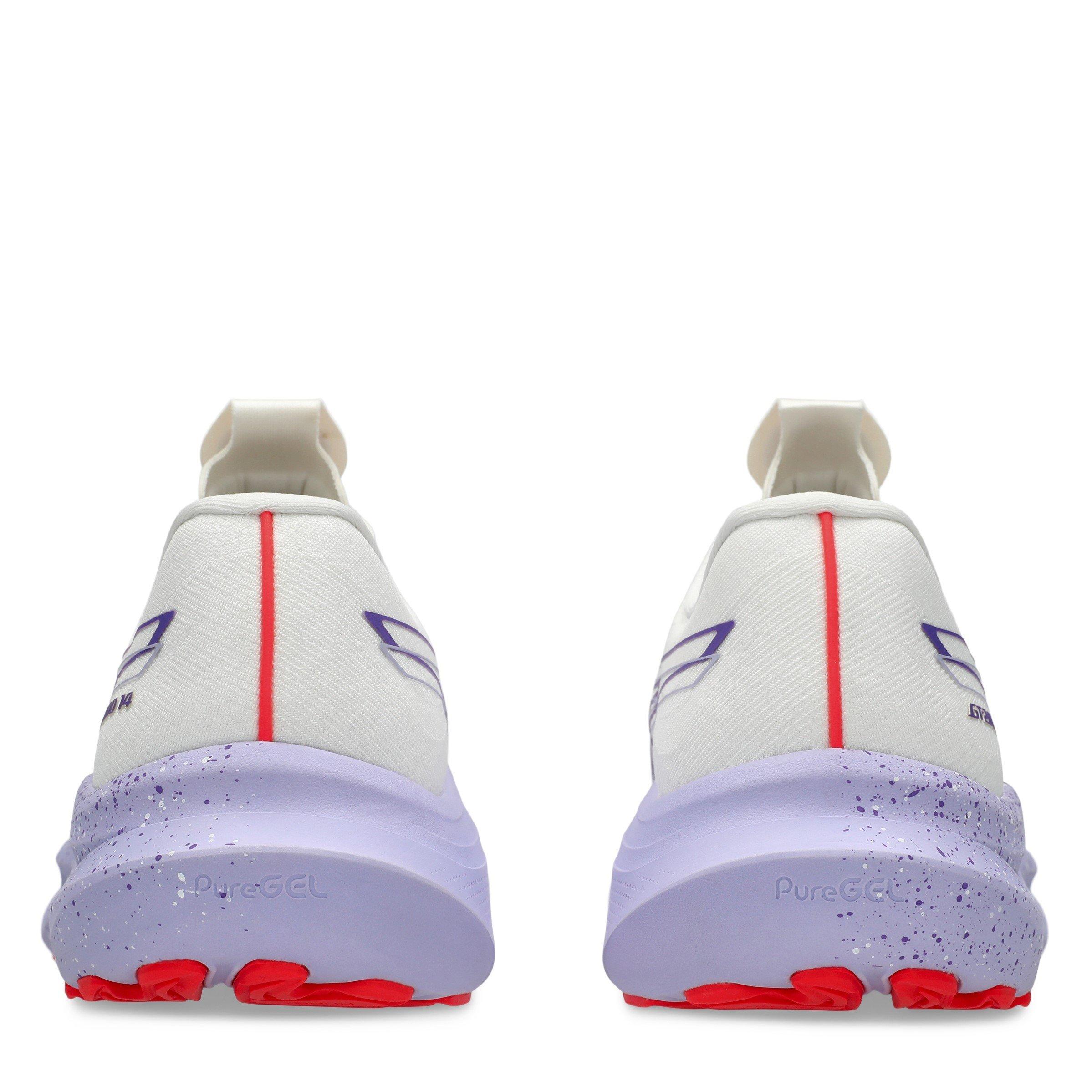 Cream/Purple - Asics - Gt-2000 14 Road Running Shoes Womens - 7
