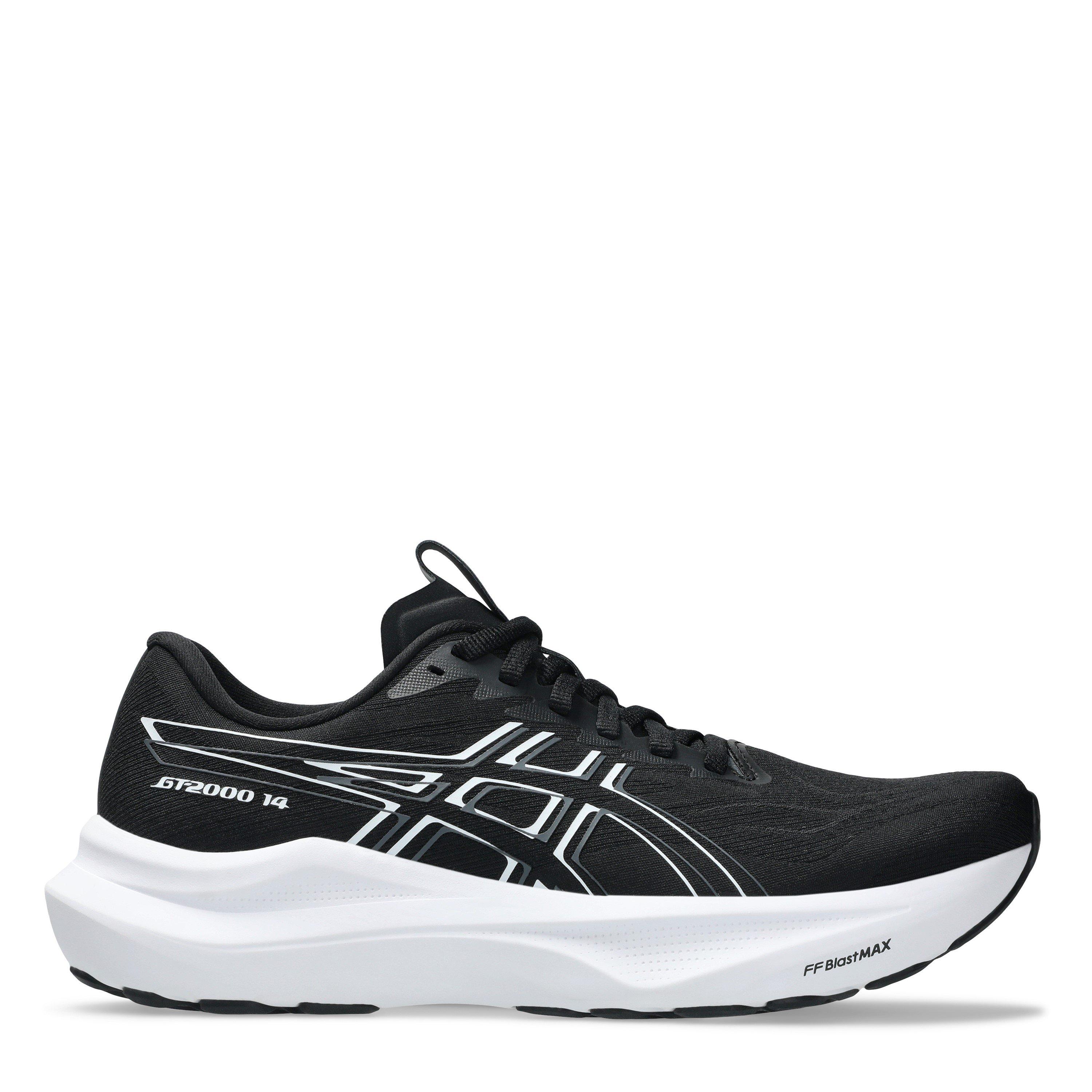 Asics Women's Gt-2000 14 Road Running Shoes - Black/White - 7.5 (41.5)