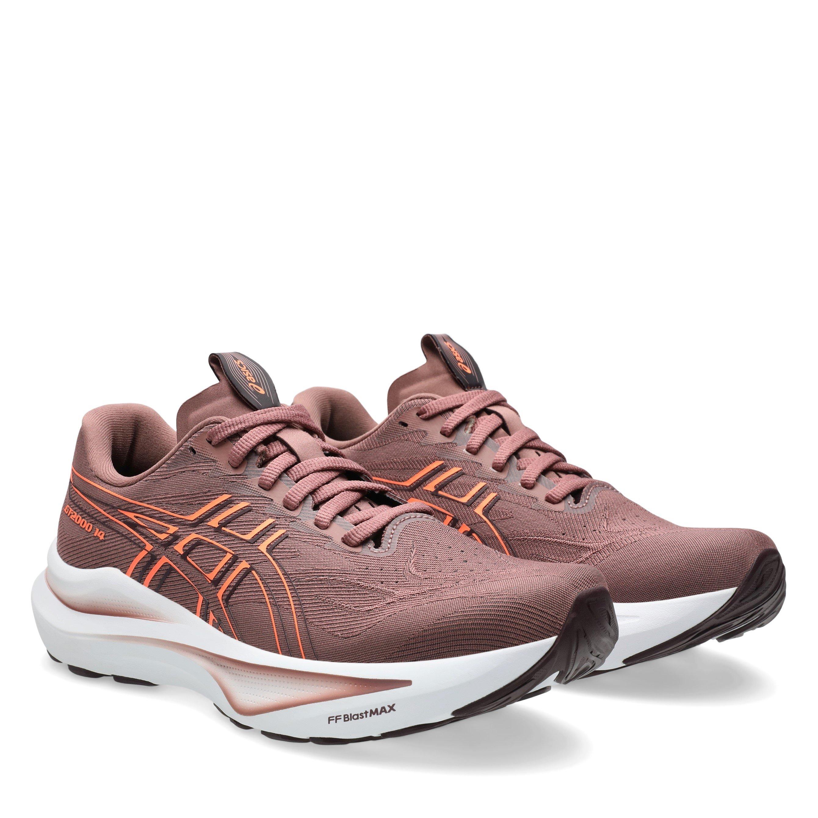 Rubble Red - Asics - Gt-2000 14 Road Running Shoes Womens - 4