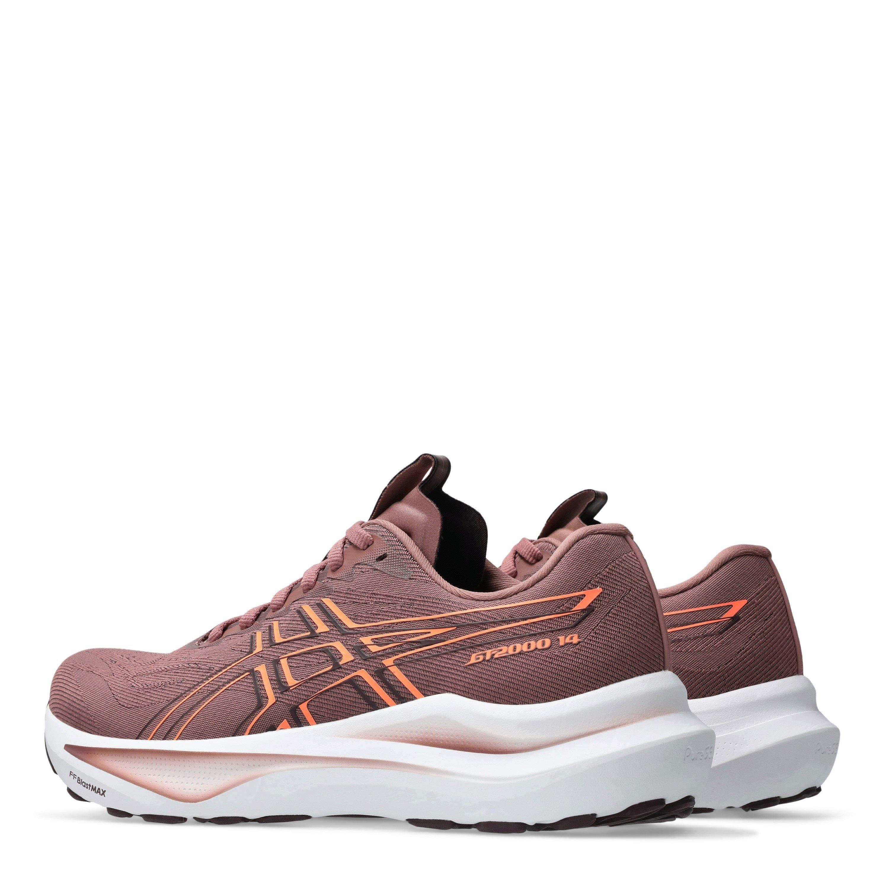 Rubble Red - Asics - Gt-2000 14 Road Running Shoes Womens - 5