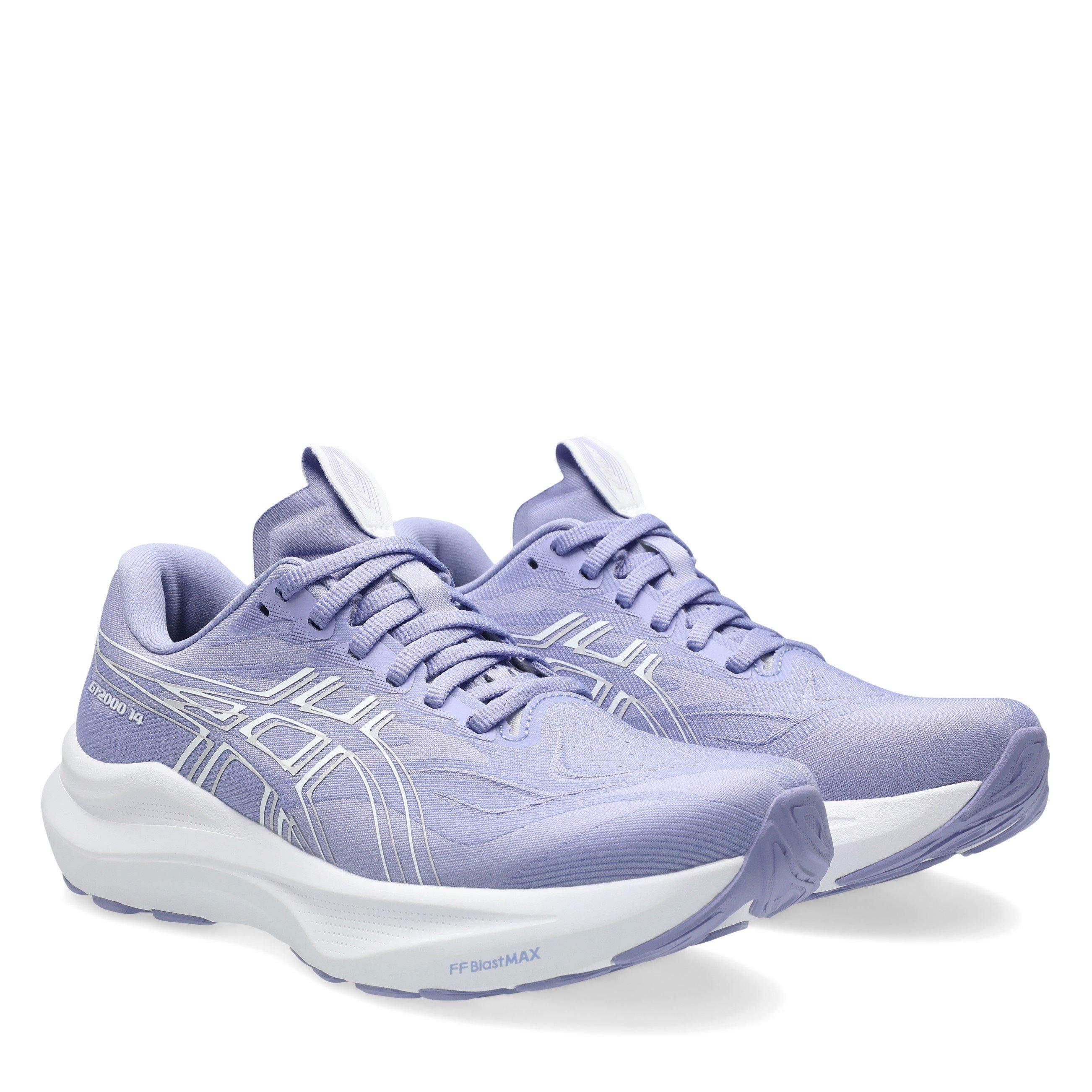 Bluebell/White - Asics - Gt-2000 14 Road Running Shoes Womens - 4